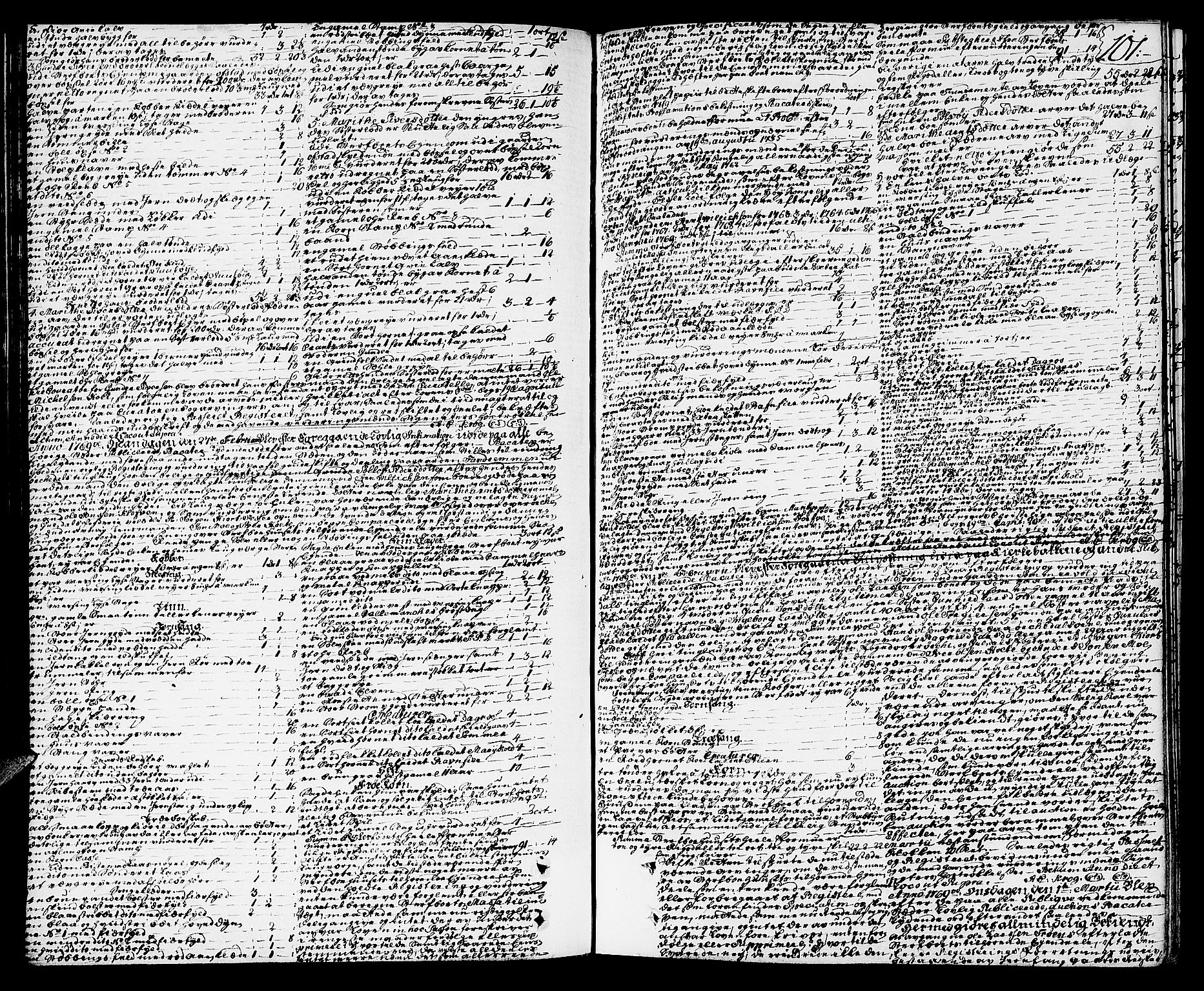 Orkdal sorenskriveri, SAT/A-4169/1/3/3Aa/L0007: Skifteprotokoller, 1767-1782, s. 100b-101a