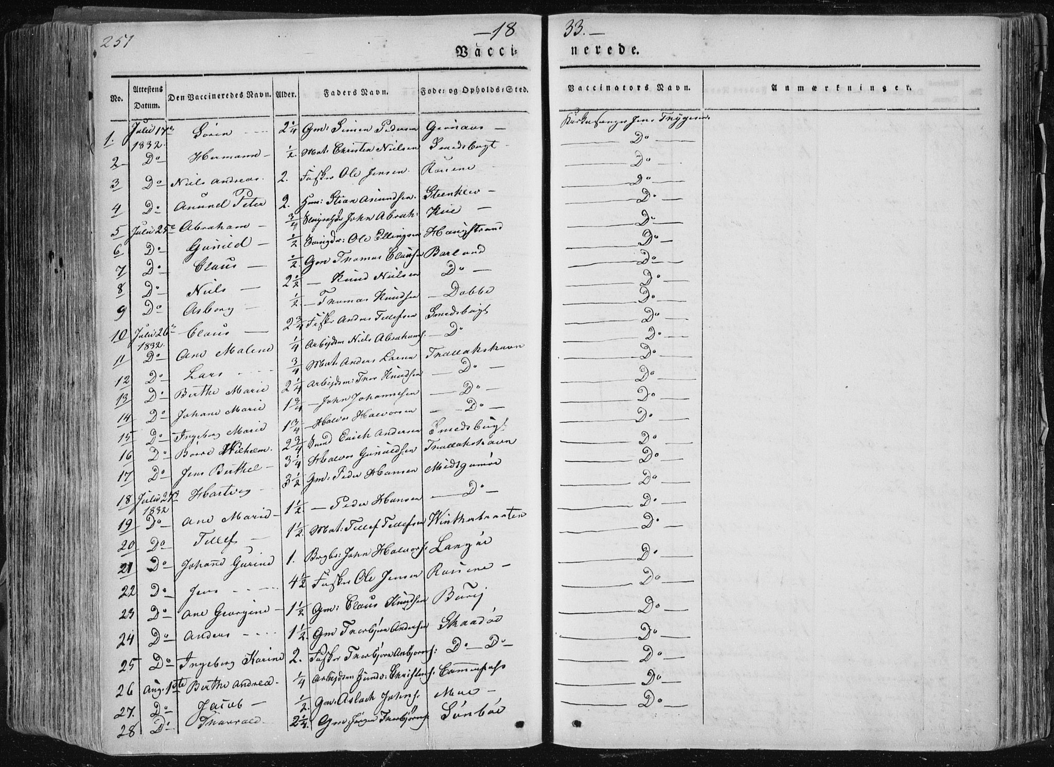 Sannidal kirkebøker, AV/SAKO-A-296/F/Fa/L0007: Ministerialbok nr. 7, 1831-1854, s. 251