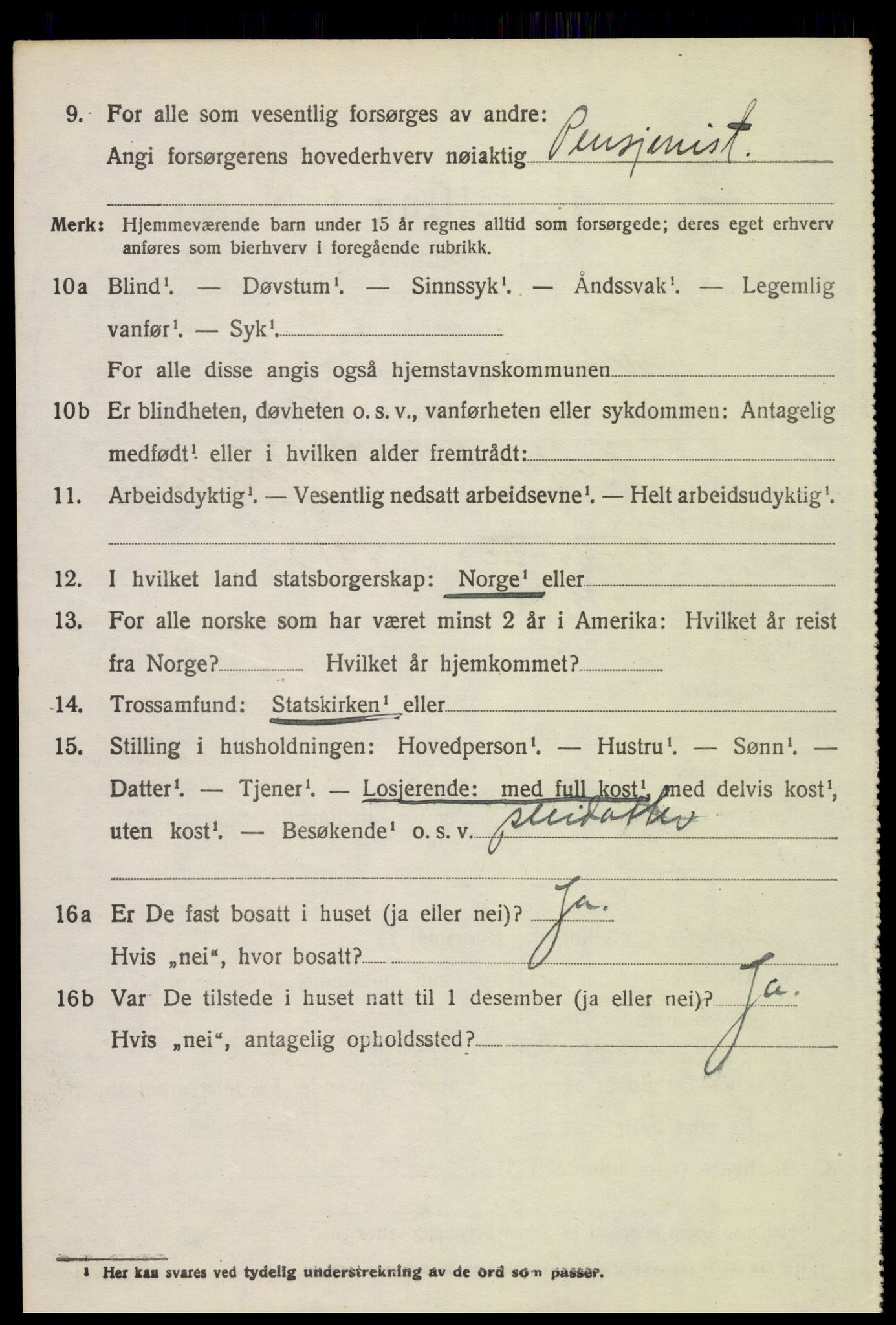 SAH, Folketelling 1920 for 0428 Trysil herred, 1920, s. 10166