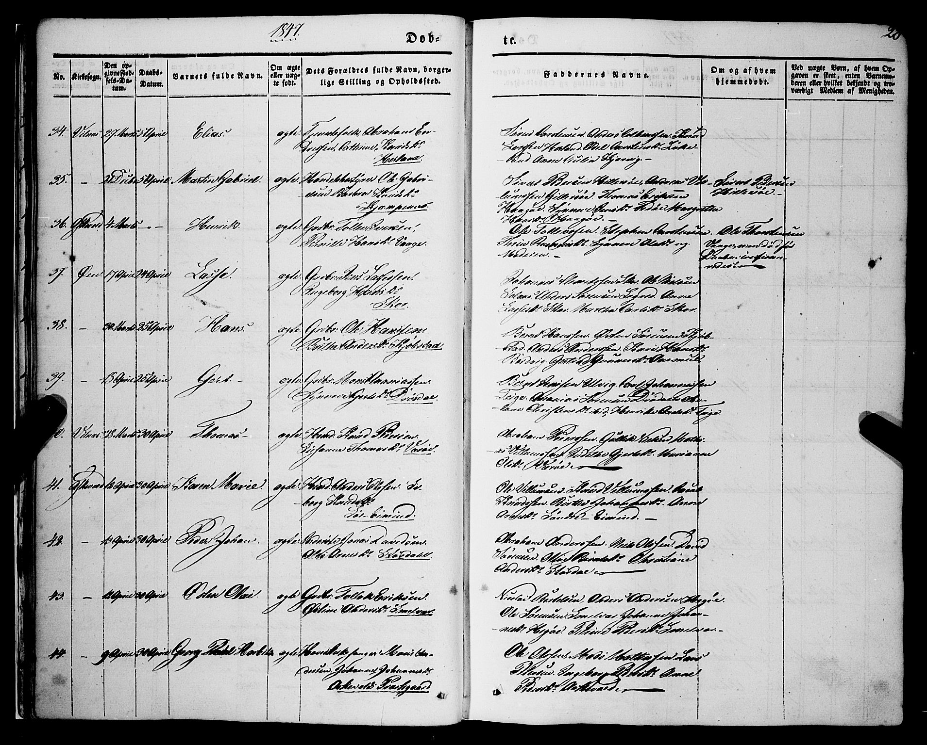 Askvoll sokneprestembete, AV/SAB-A-79501/H/Haa/Haaa/L0011/0001: Ministerialbok nr. A 11 I, 1845-1864, s. 28