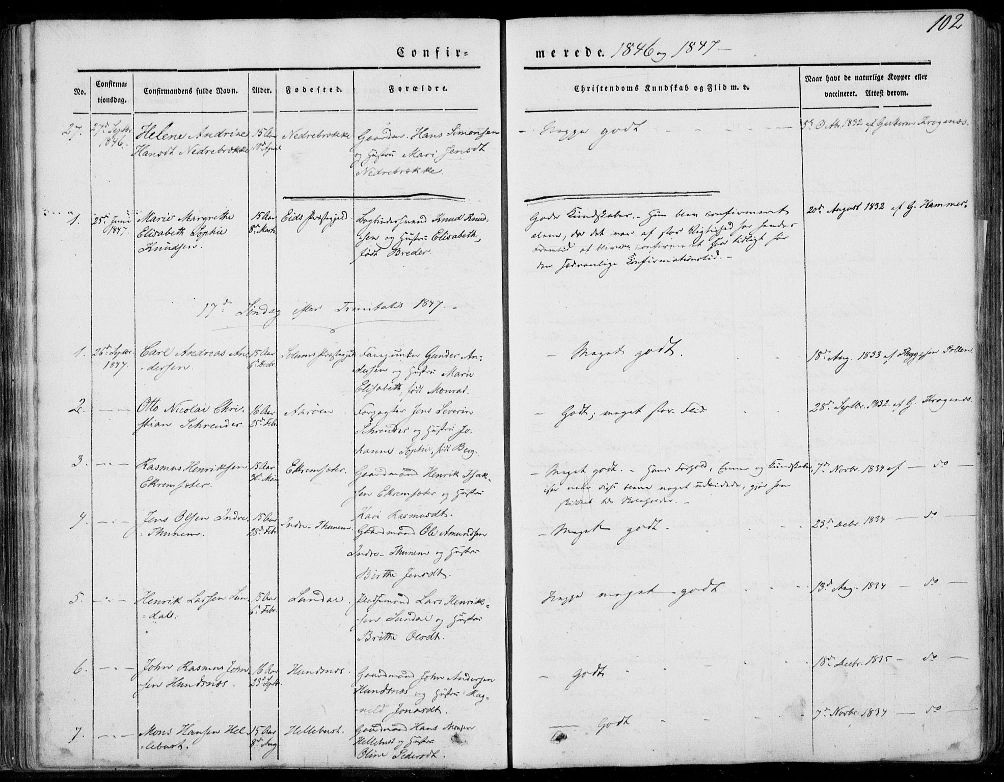 Ministerialprotokoller, klokkerbøker og fødselsregistre - Møre og Romsdal, AV/SAT-A-1454/501/L0006: Ministerialbok nr. 501A06, 1844-1868, s. 102