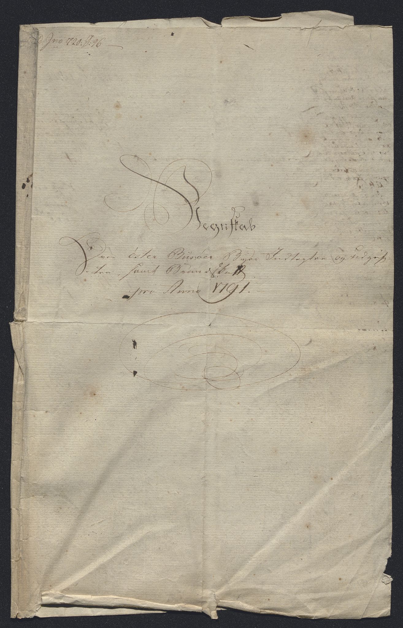 Danske Kanselli 1800-1814, AV/RA-EA-3024/K/Kk/Kka/Kkac/L0234: Kjøpstadregnskap Øster Risør, 1791-1795, s. 3