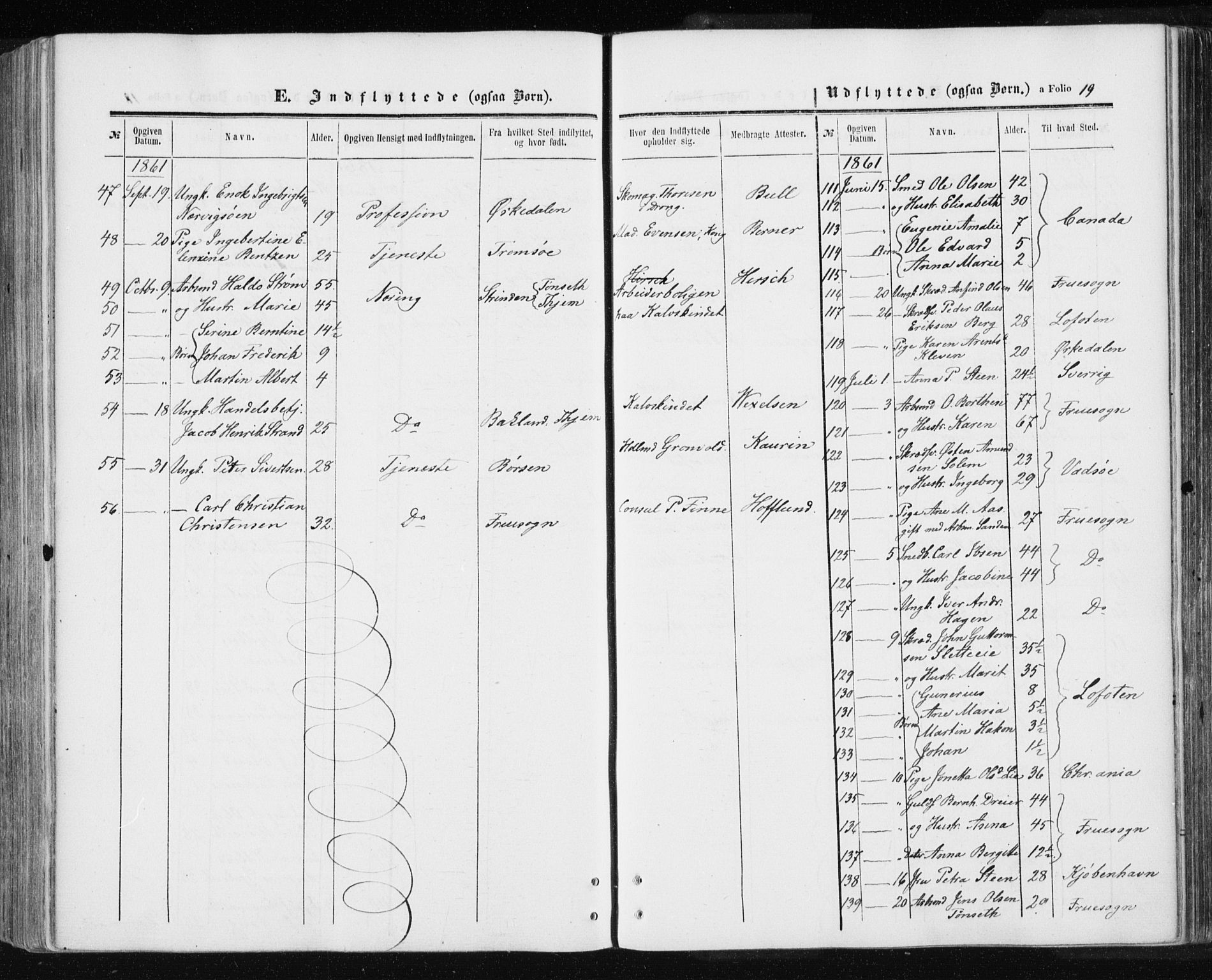 Ministerialprotokoller, klokkerbøker og fødselsregistre - Sør-Trøndelag, SAT/A-1456/601/L0053: Ministerialbok nr. 601A21, 1857-1865, s. 19