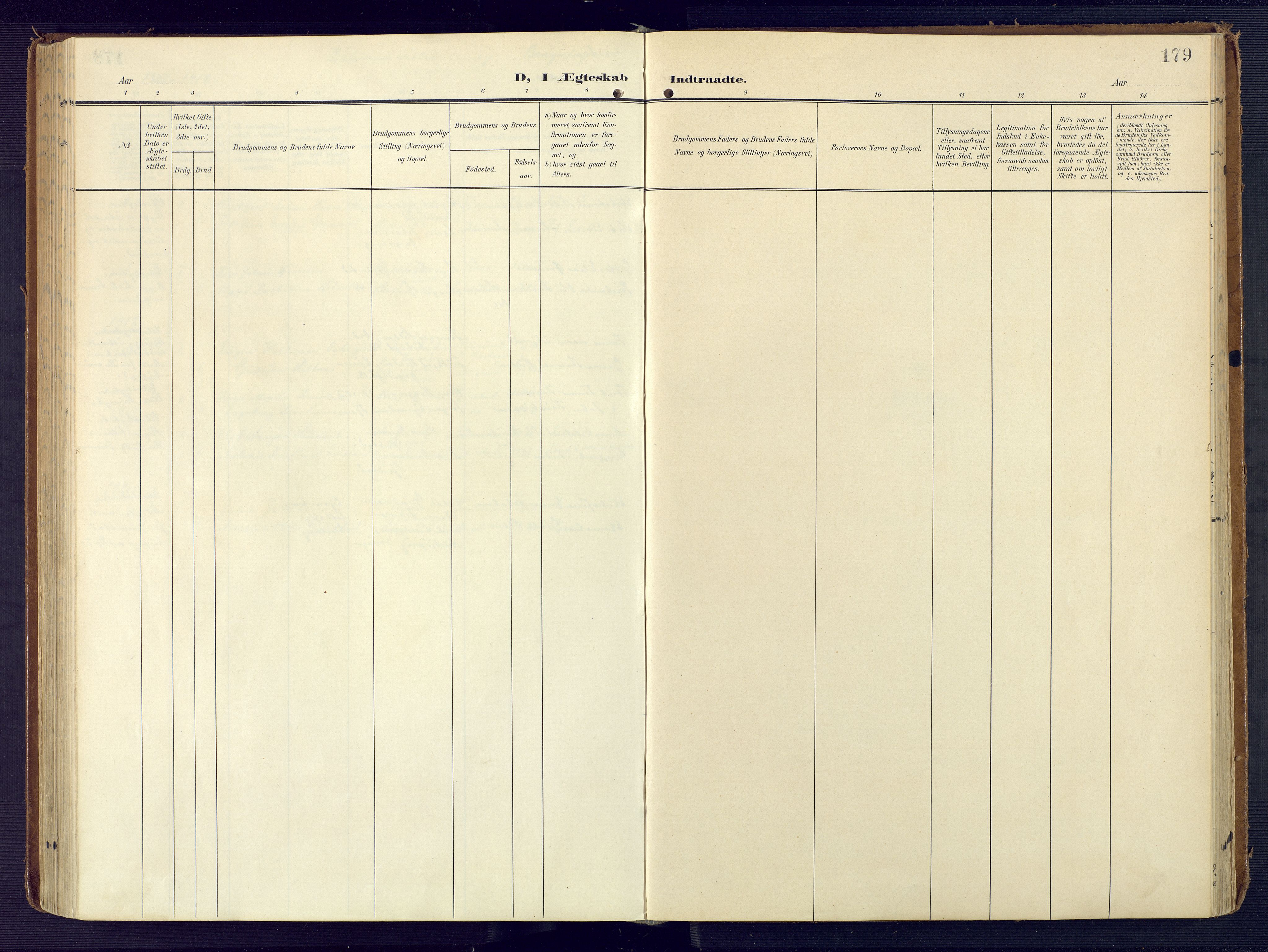 Grimstad sokneprestkontor, AV/SAK-1111-0017/F/Fa/L0005: Ministerialbok nr. A 4, 1911-1924, s. 179