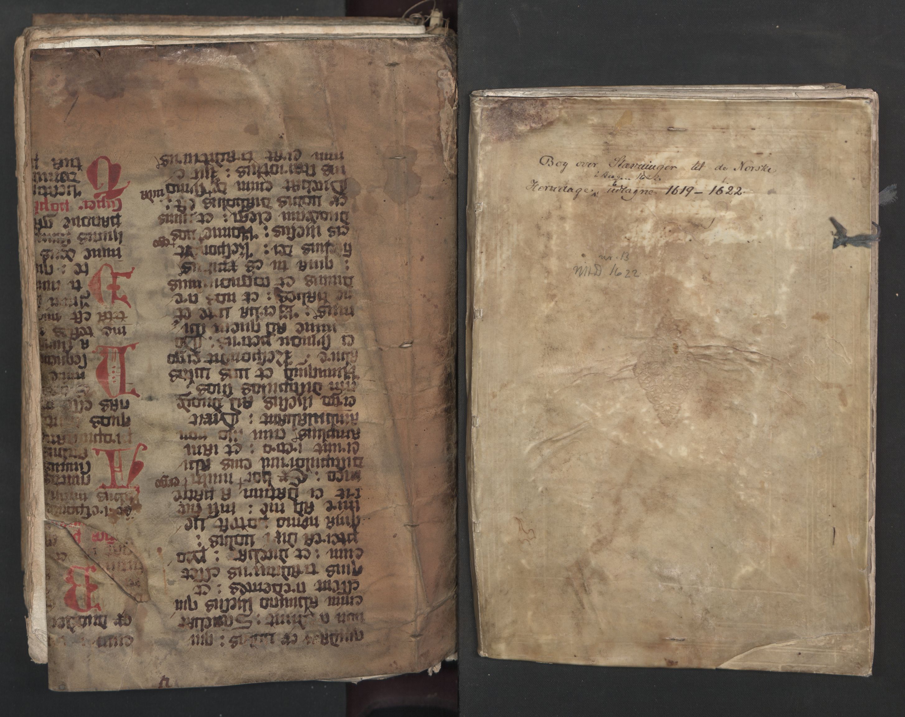 Herredagen 1539-1664  (Kongens Retterting), RA/EA-2882/A/L0013: Dombok   Avsiktsbok   Stevningsbok, 1622