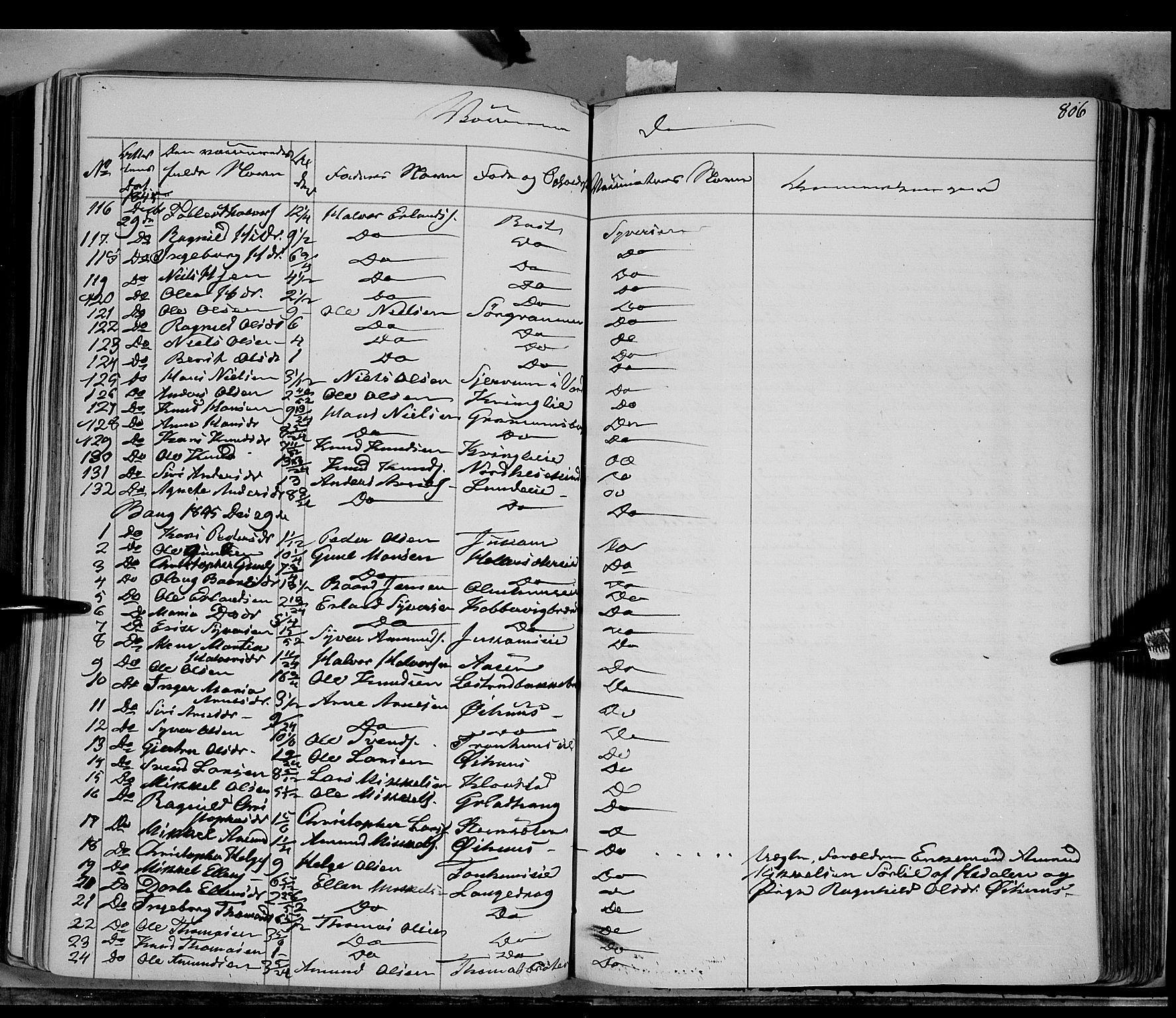 Sør-Aurdal prestekontor, AV/SAH-PREST-128/H/Ha/Haa/L0004: Ministerialbok nr. 4, 1841-1849, s. 805-806