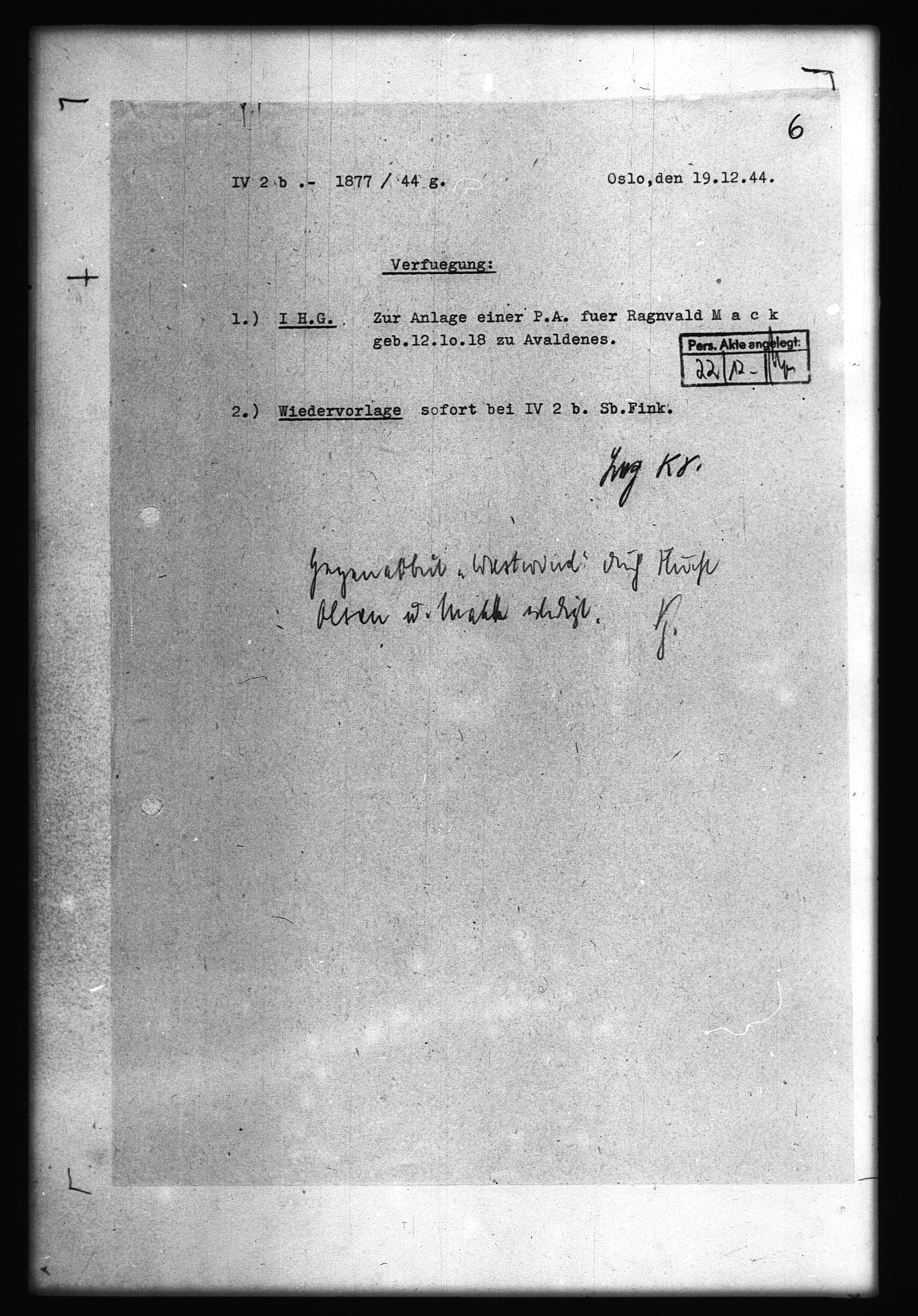 Documents Section, AV/RA-RAFA-2200/V/L0056: Film med LMDC Serial Numbers, 1940-1945, s. 7