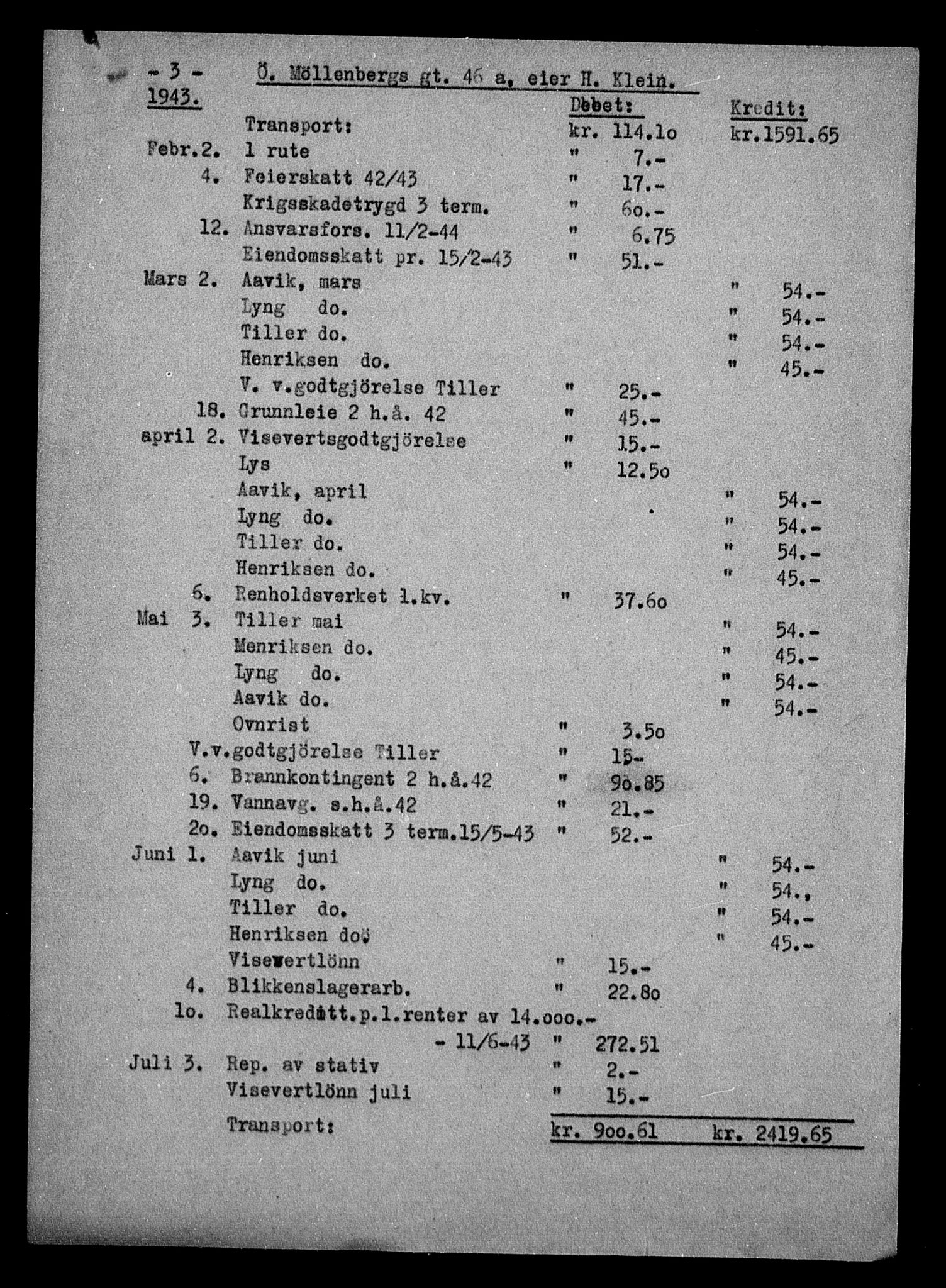 Justisdepartementet, Tilbakeføringskontoret for inndratte formuer, AV/RA-S-1564/H/Hc/Hca/L0901: --, 1945-1947, s. 50