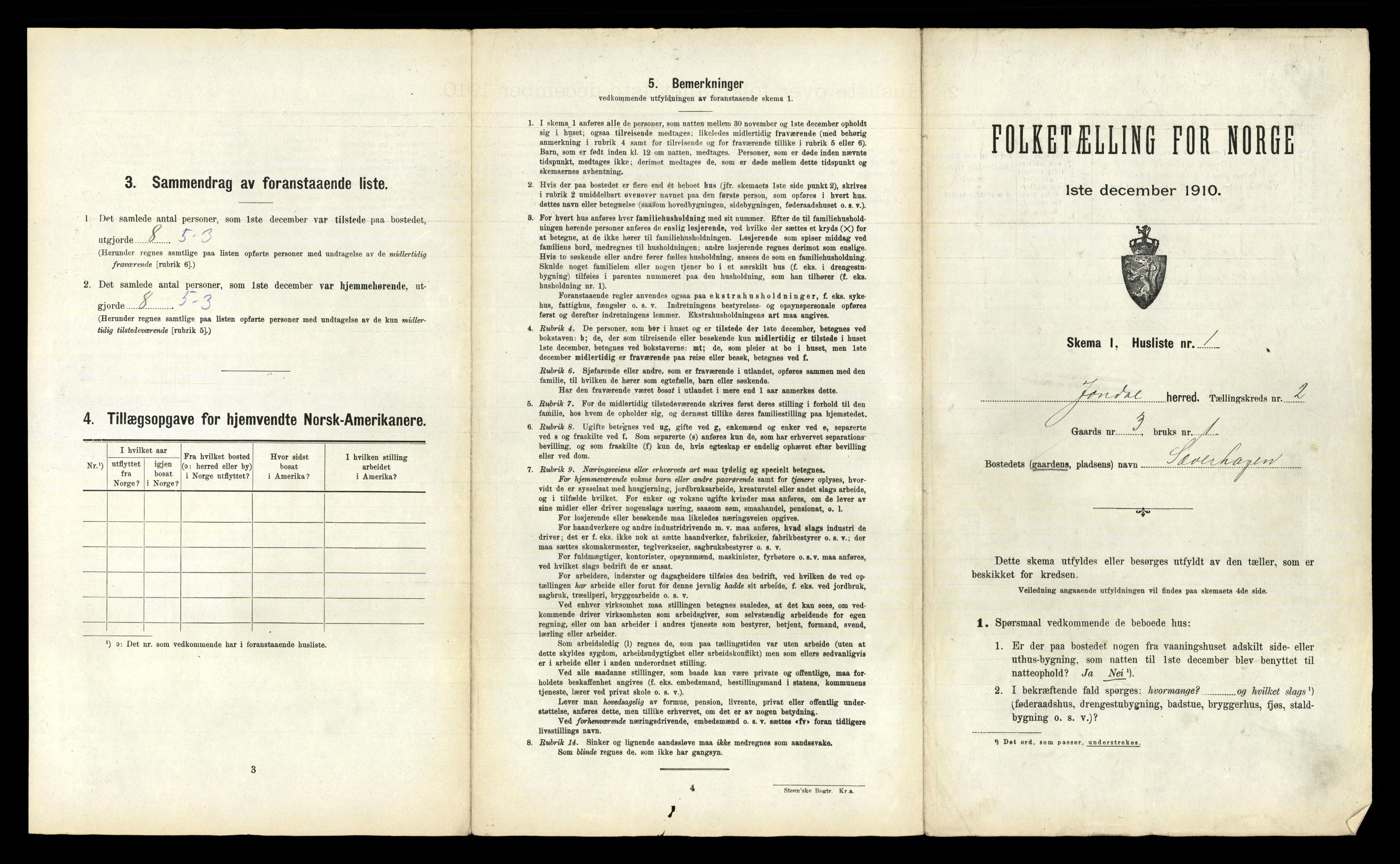 RA, Folketelling 1910 for 1227 Jondal herred, 1910, s. 44