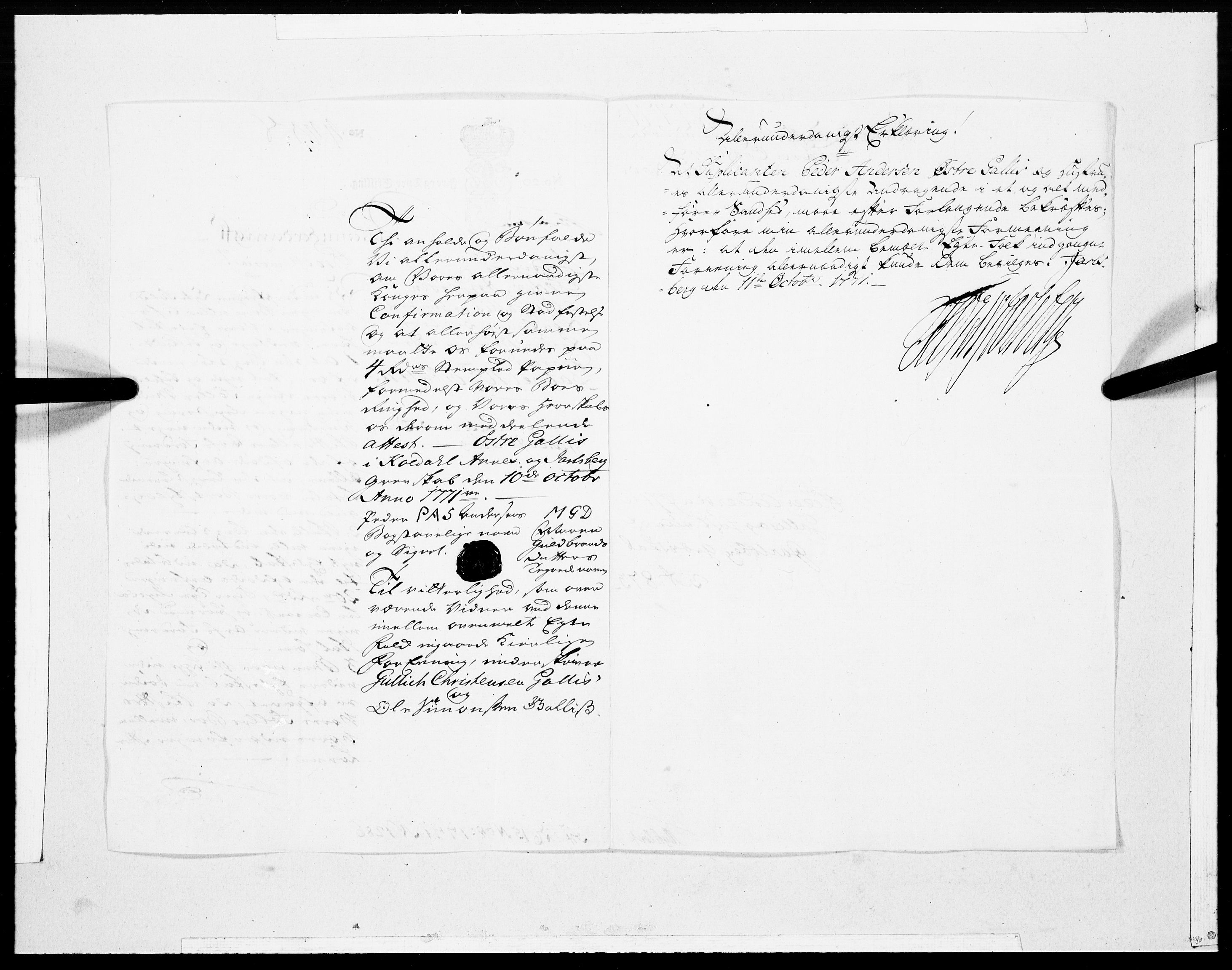 Danske Kanselli 1572-1799, RA/EA-3023/F/Fc/Fcc/Fcca/L0205: Norske innlegg 1572-1799, 1771, s. 559