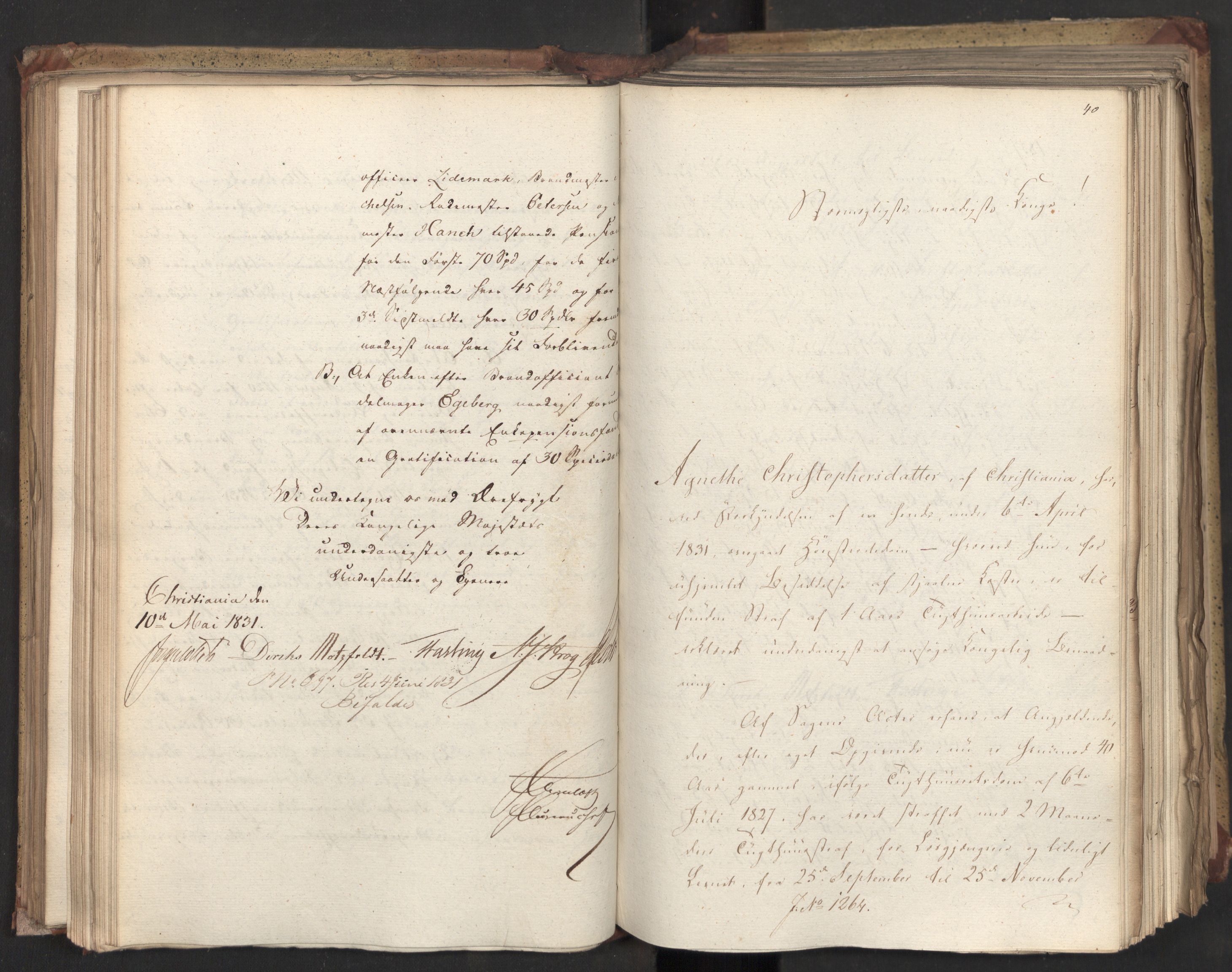 Statsrådsavdelingen i Stockholm, AV/RA-S-1003/D/Da/L0071: Regjeringsinnstillinger nr. 1222-1364, 1831, s. 193