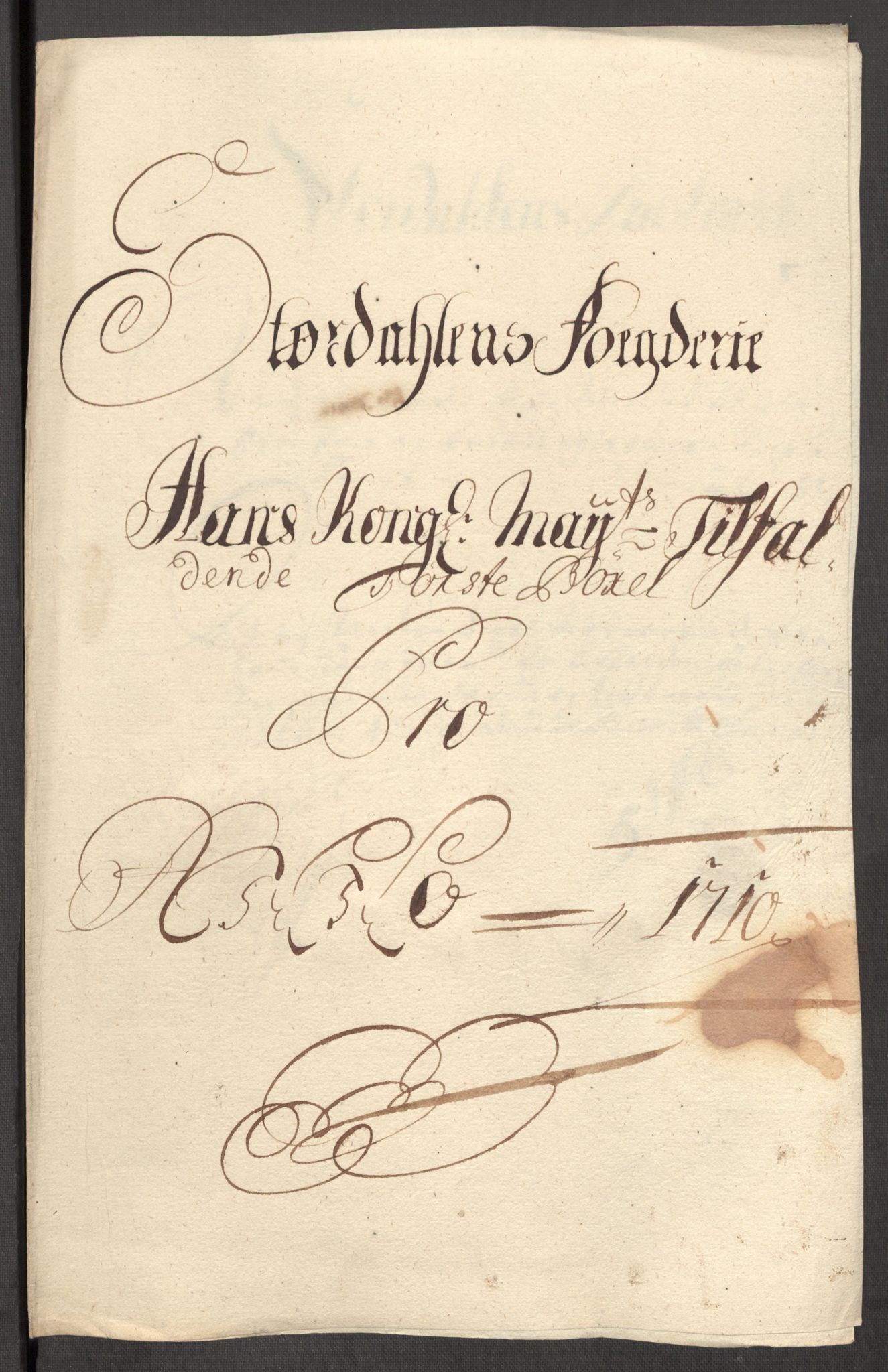 Rentekammeret inntil 1814, Reviderte regnskaper, Fogderegnskap, AV/RA-EA-4092/R62/L4200: Fogderegnskap Stjørdal og Verdal, 1710, s. 145