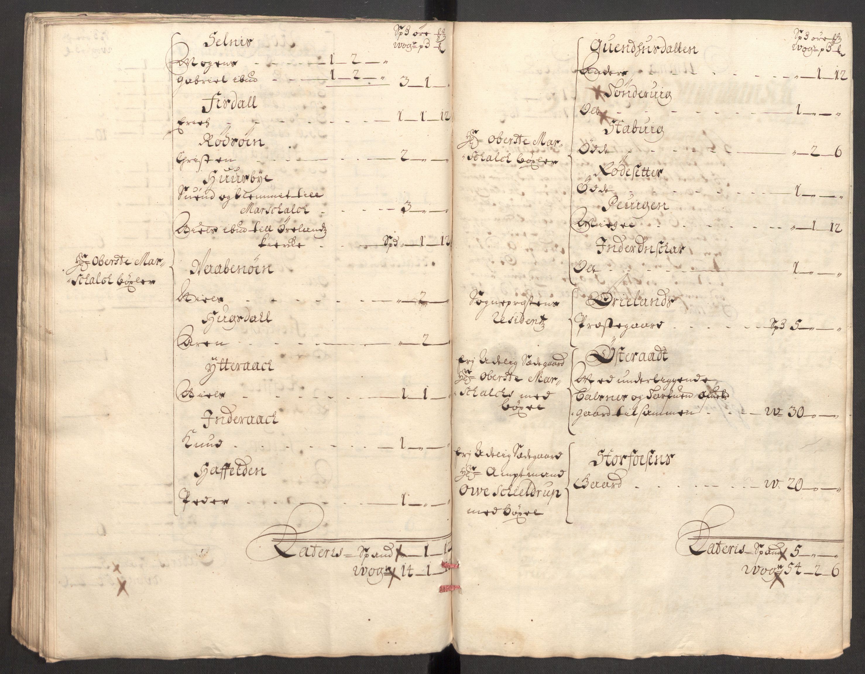 Rentekammeret inntil 1814, Reviderte regnskaper, Fogderegnskap, RA/EA-4092/R57/L3857: Fogderegnskap Fosen, 1706-1707, s. 75