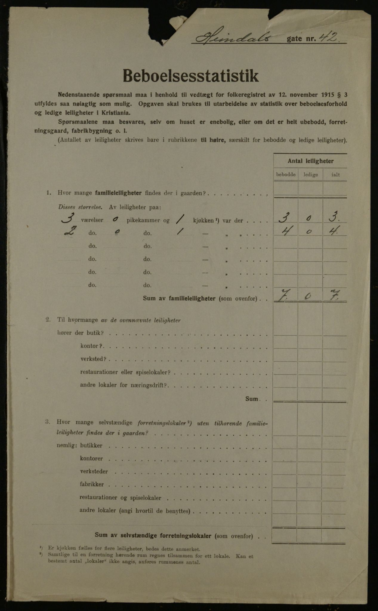 OBA, Kommunal folketelling 1.12.1923 for Kristiania, 1923, s. 42174