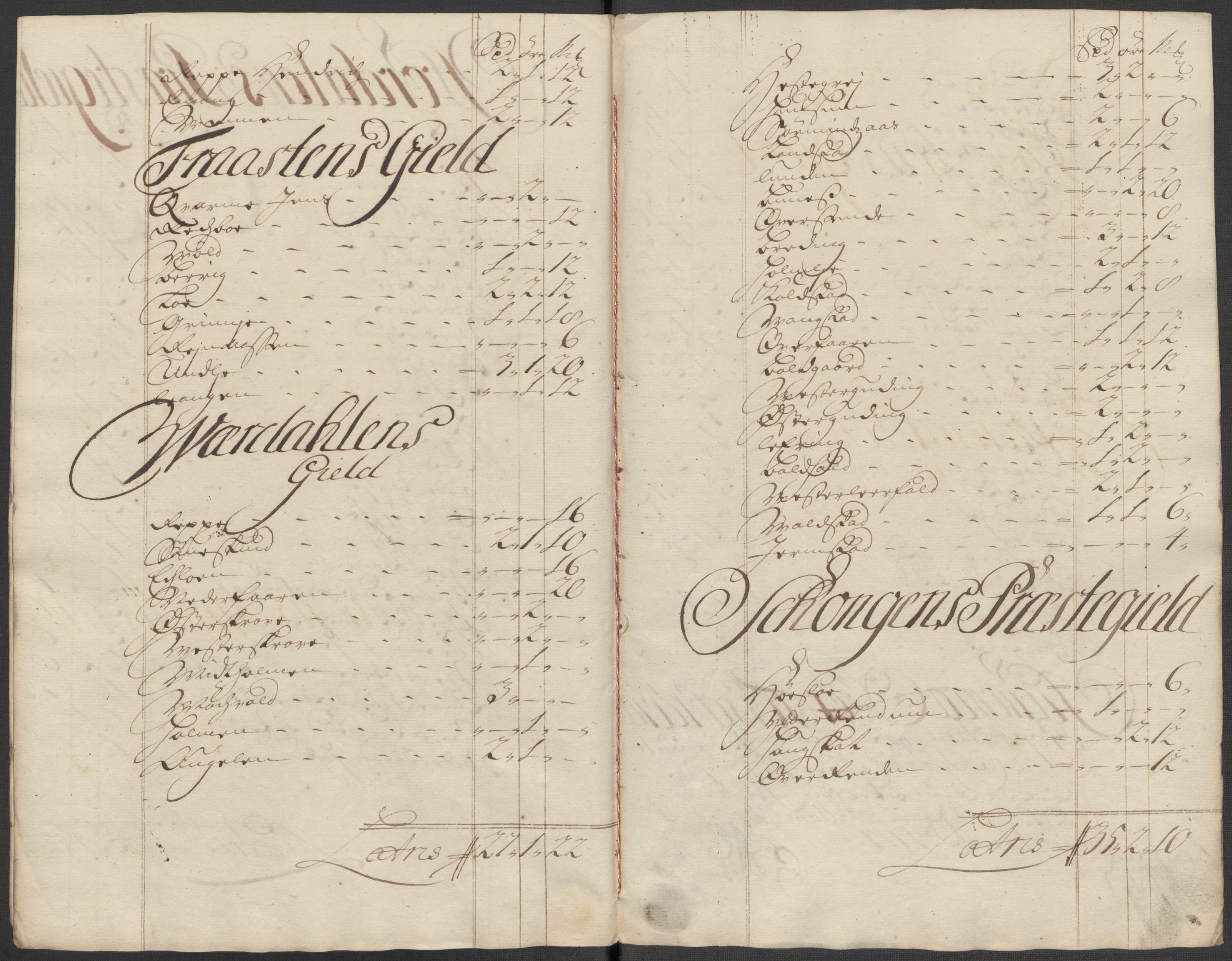 Rentekammeret inntil 1814, Reviderte regnskaper, Fogderegnskap, RA/EA-4092/R62/L4207: Fogderegnskap Stjørdal og Verdal, 1717, s. 101