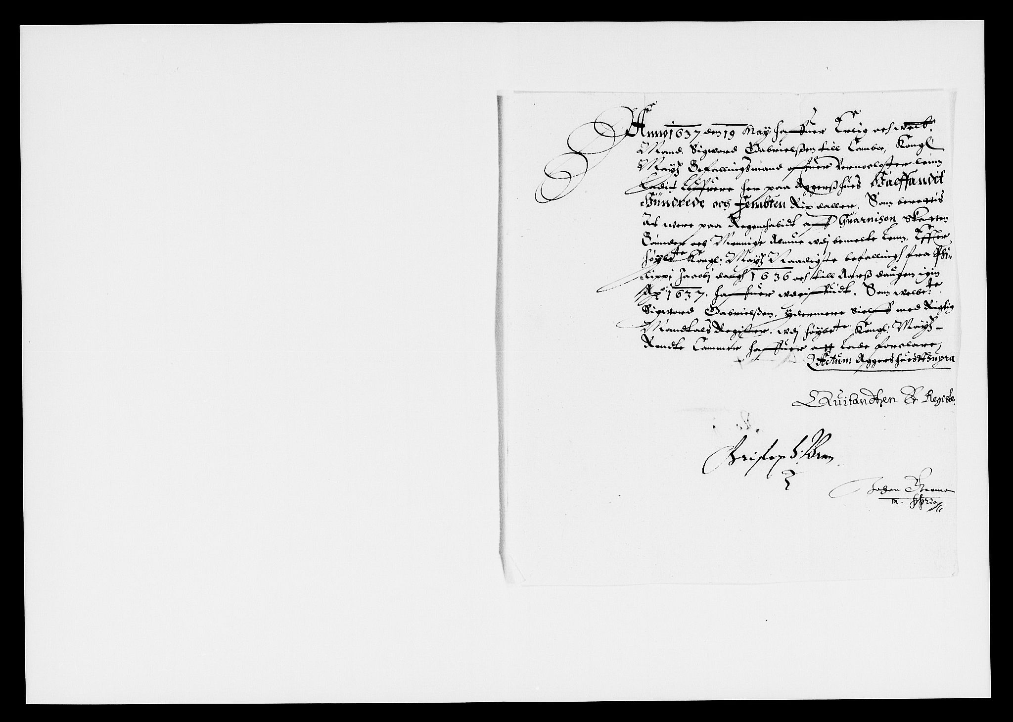 Rentekammeret inntil 1814, Reviderte regnskaper, Lensregnskaper, AV/RA-EA-5023/R/Rb/Rbg/L0004: Verne kloster len, 1635-1639