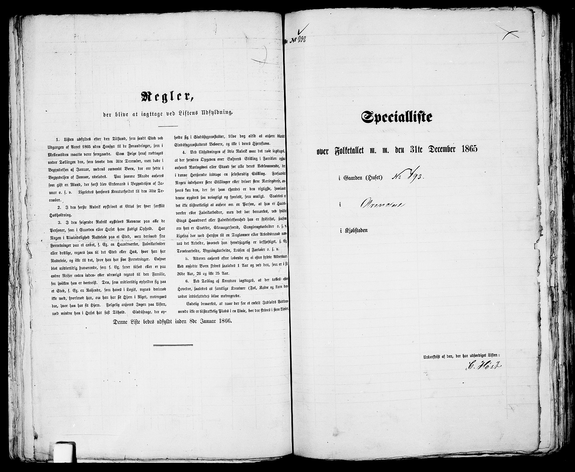 RA, Folketelling 1865 for 0903P Arendal prestegjeld, 1865, s. 471