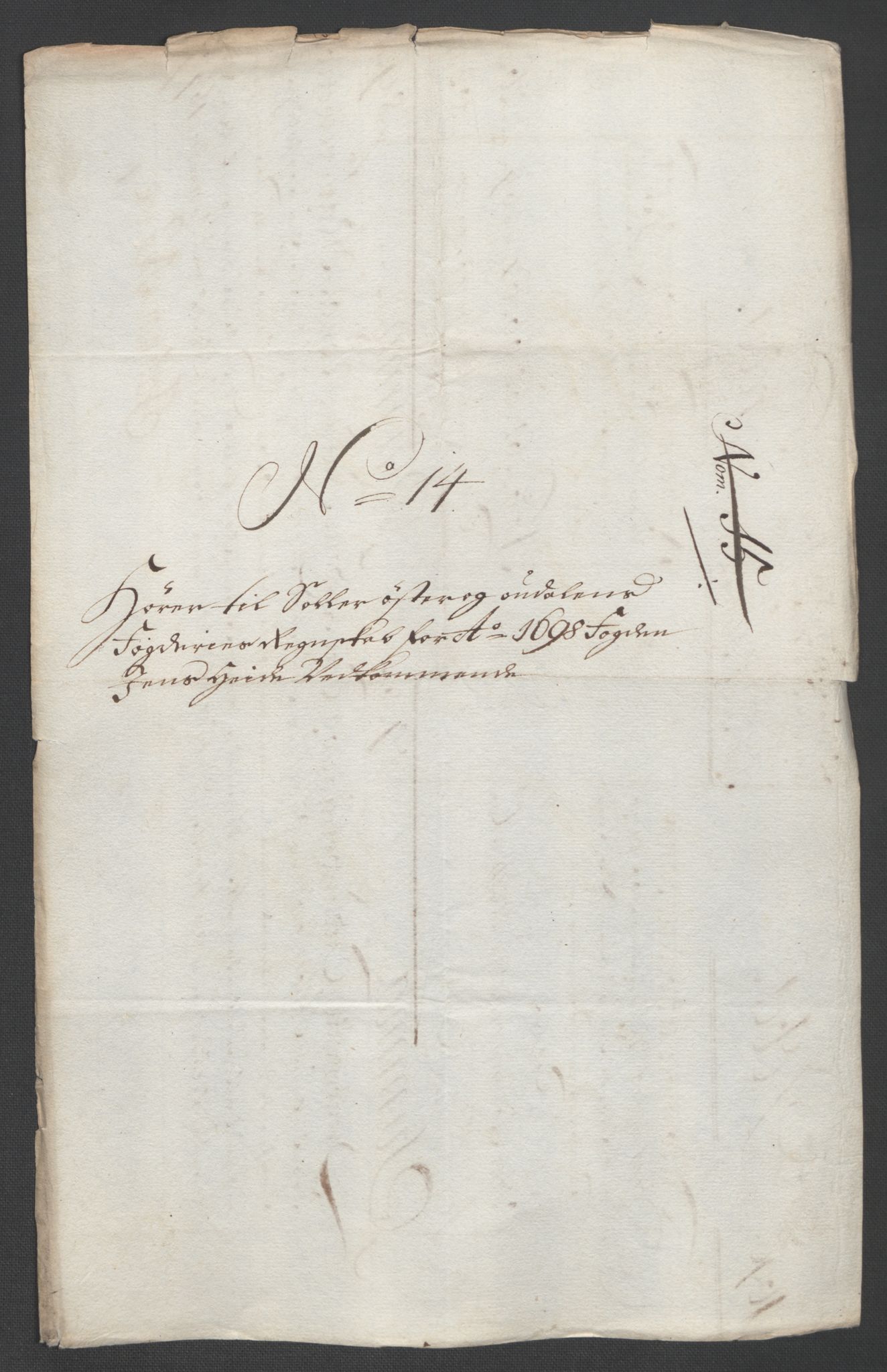 Rentekammeret inntil 1814, Reviderte regnskaper, Fogderegnskap, AV/RA-EA-4092/R13/L0836: Fogderegnskap Solør, Odal og Østerdal, 1698, s. 205