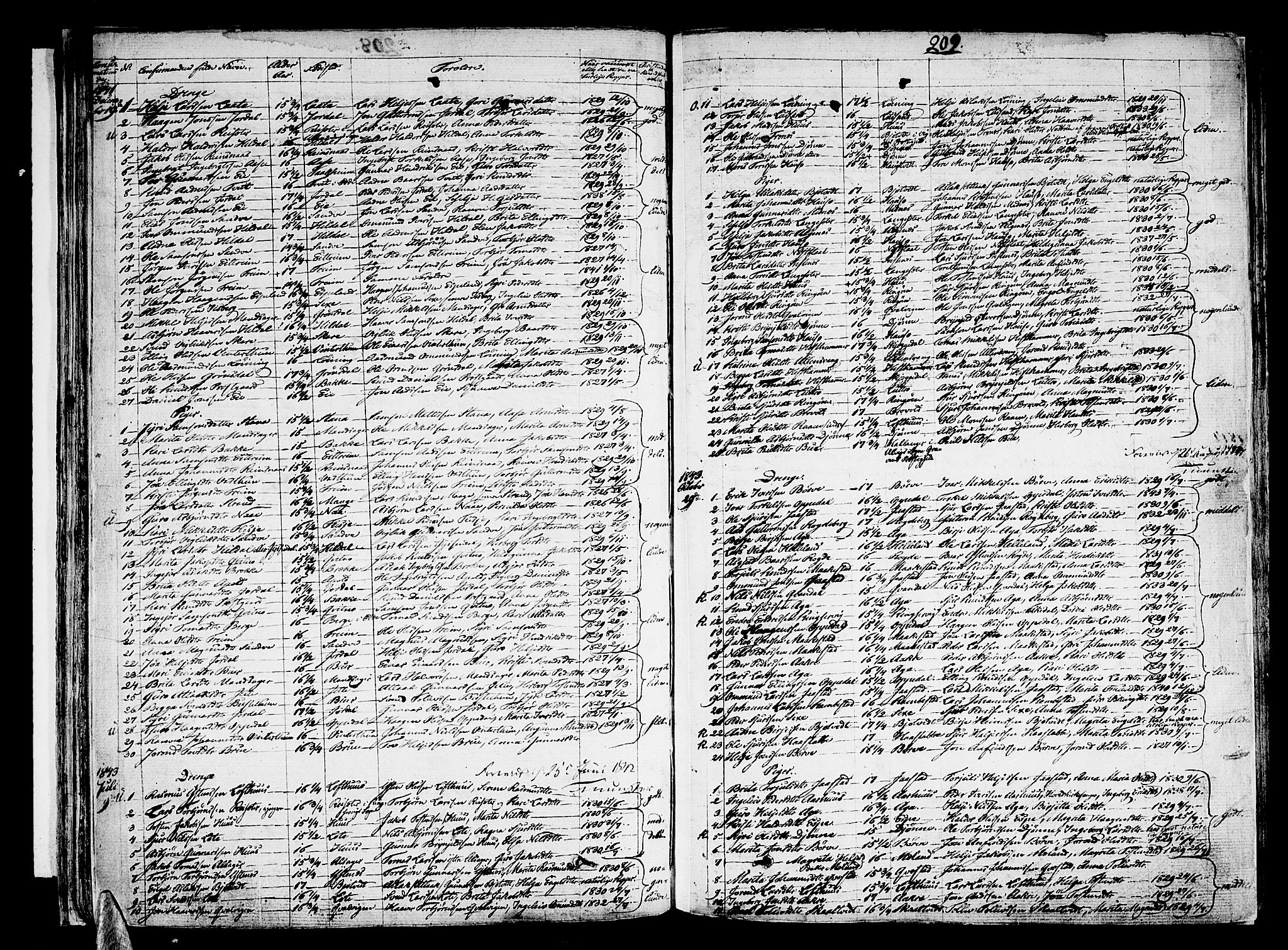 Ullensvang sokneprestembete, SAB/A-78701/H/Haa: Ministerialbok nr. A 10, 1825-1853, s. 210