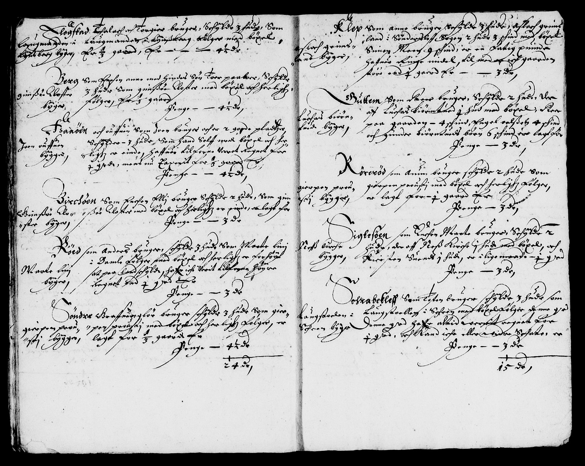 Rentekammeret inntil 1814, Reviderte regnskaper, Lensregnskaper, AV/RA-EA-5023/R/Rb/Rbp/L0035: Bratsberg len, 1648-1650