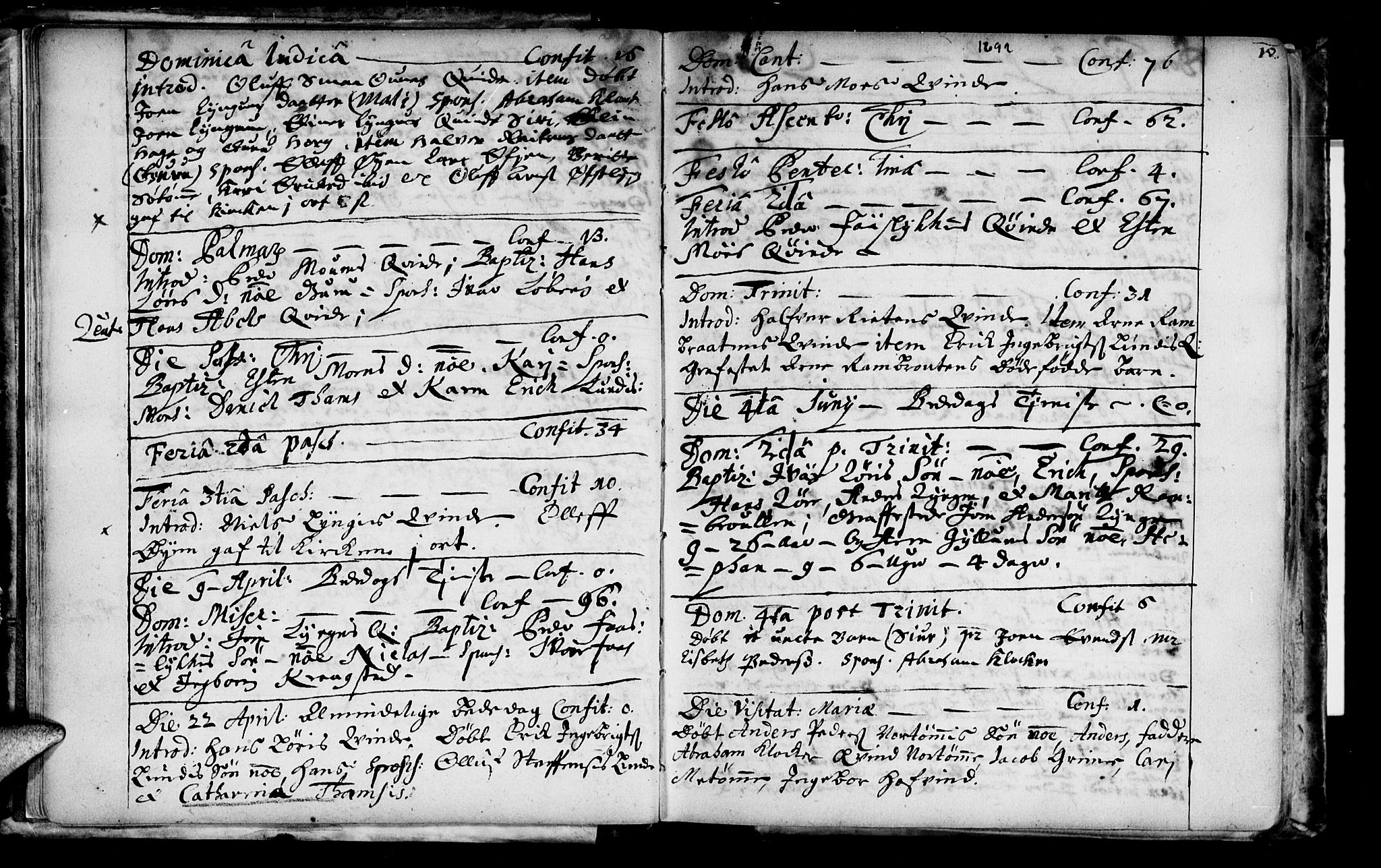 Ministerialprotokoller, klokkerbøker og fødselsregistre - Sør-Trøndelag, AV/SAT-A-1456/692/L1101: Ministerialbok nr. 692A01, 1690-1746, s. 10
