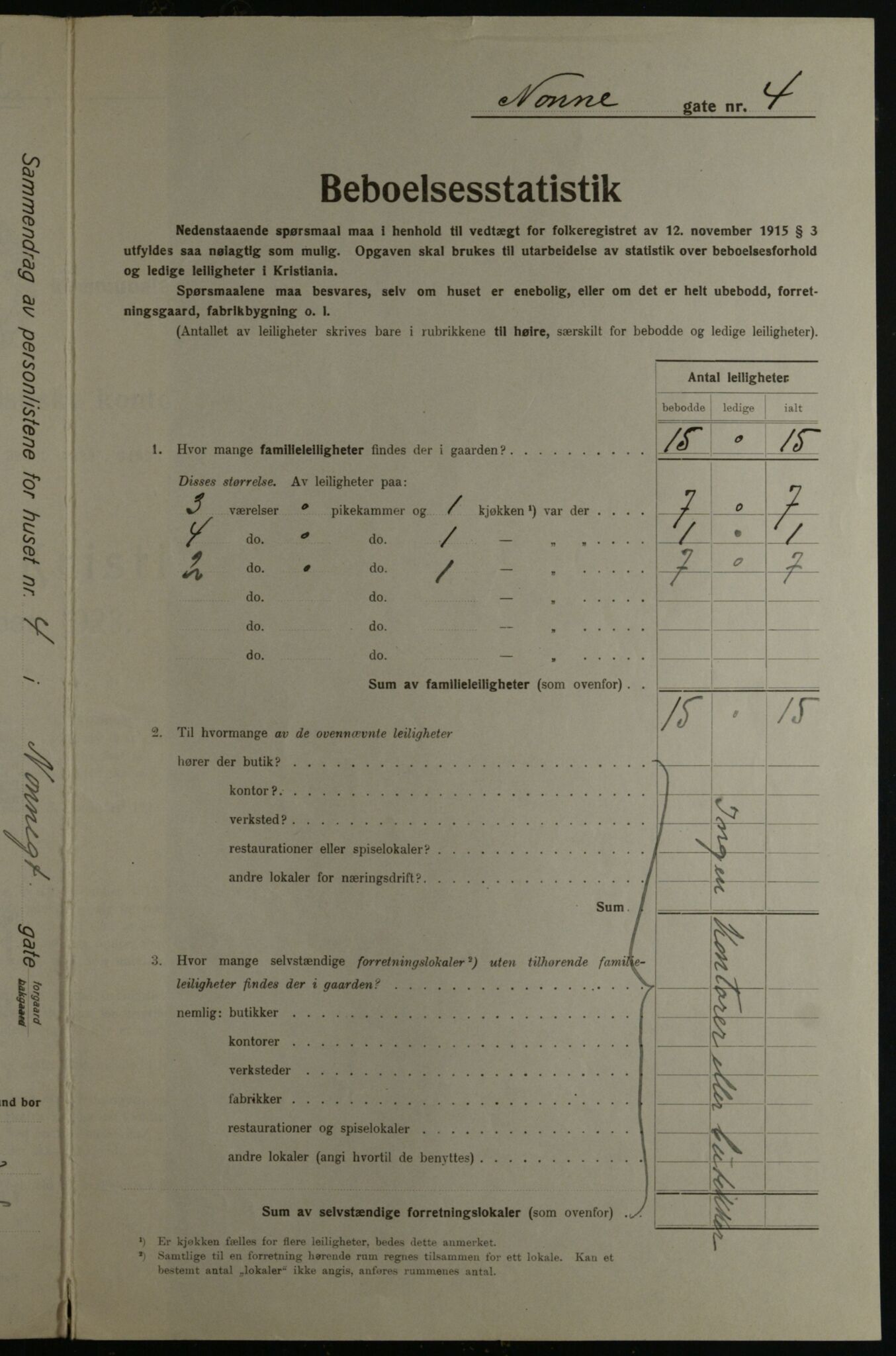 OBA, Kommunal folketelling 1.12.1923 for Kristiania, 1923, s. 78593