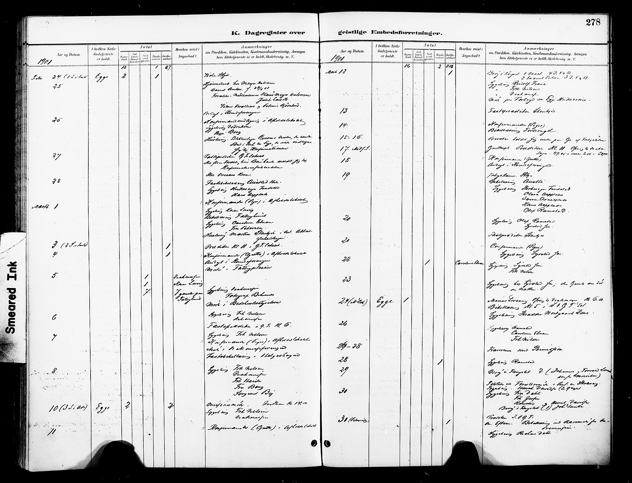 Ministerialprotokoller, klokkerbøker og fødselsregistre - Nord-Trøndelag, SAT/A-1458/739/L0372: Ministerialbok nr. 739A04, 1895-1903, s. 278