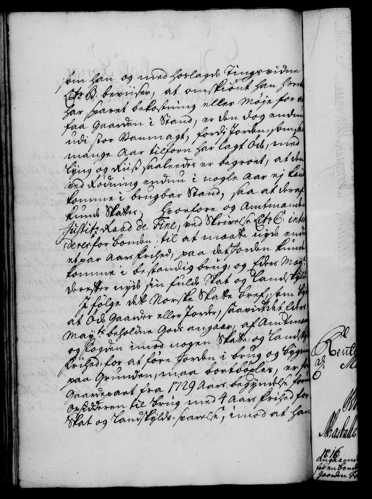 Rentekammeret, Kammerkanselliet, RA/EA-3111/G/Gf/Gfa/L0017: Norsk relasjons- og resolusjonsprotokoll (merket RK 52.17), 1734, s. 192