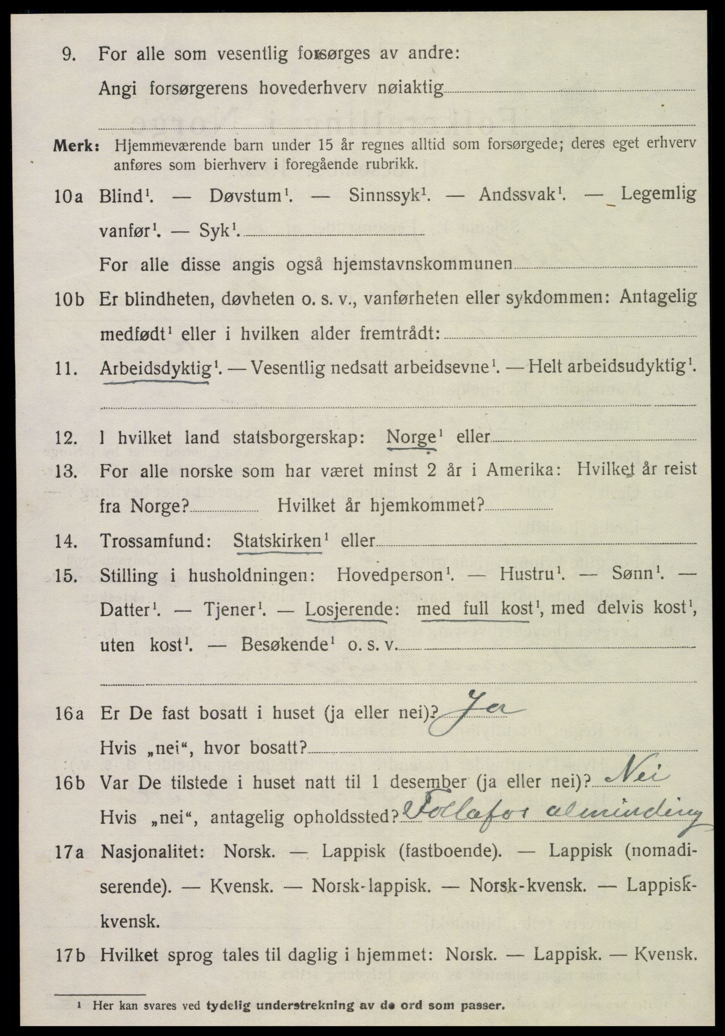 SAT, Folketelling 1920 for 1727 Beitstad herred, 1920, s. 3486