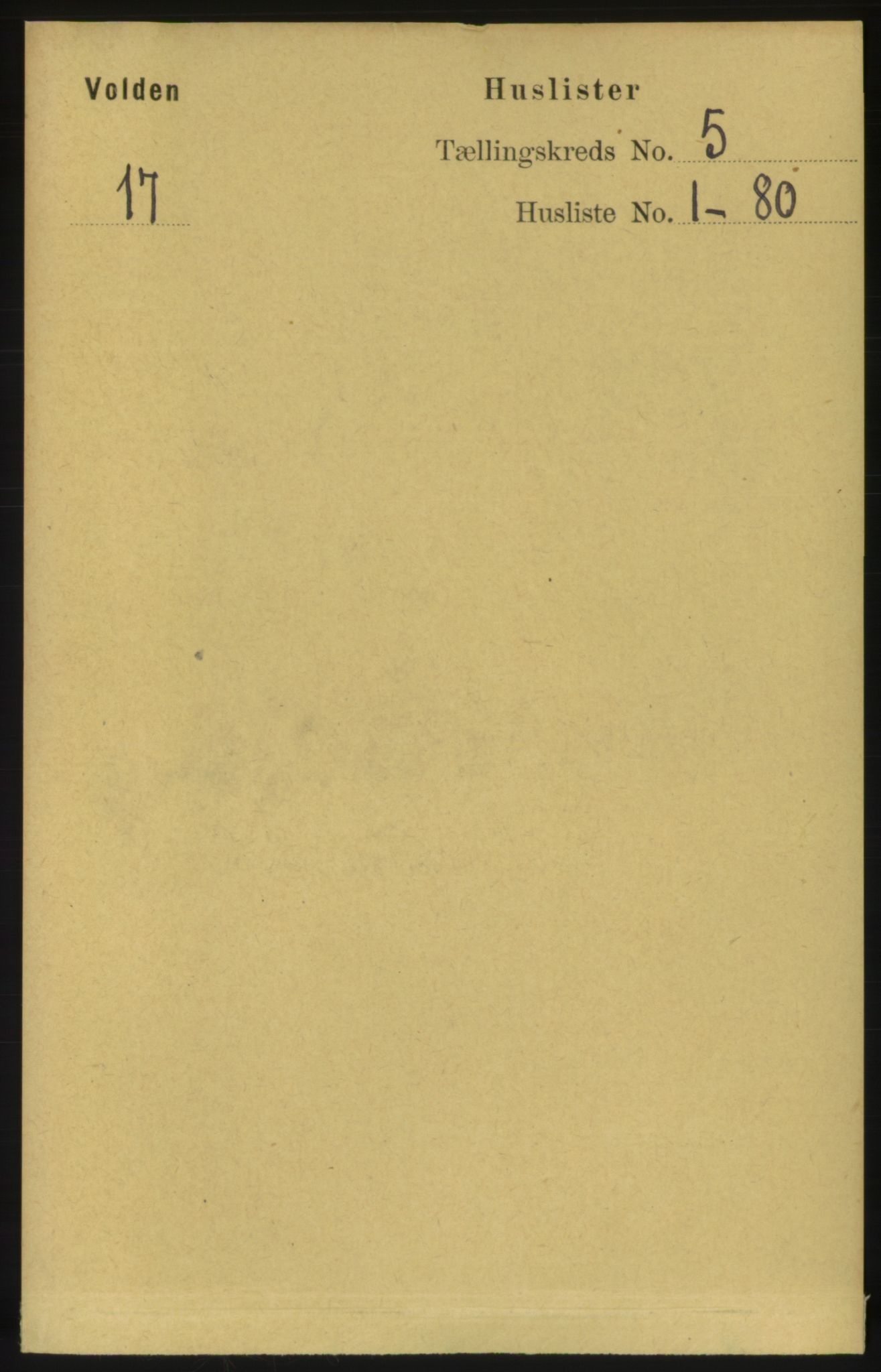 RA, Folketelling 1891 for 1519 Volda herred, 1891, s. 2212