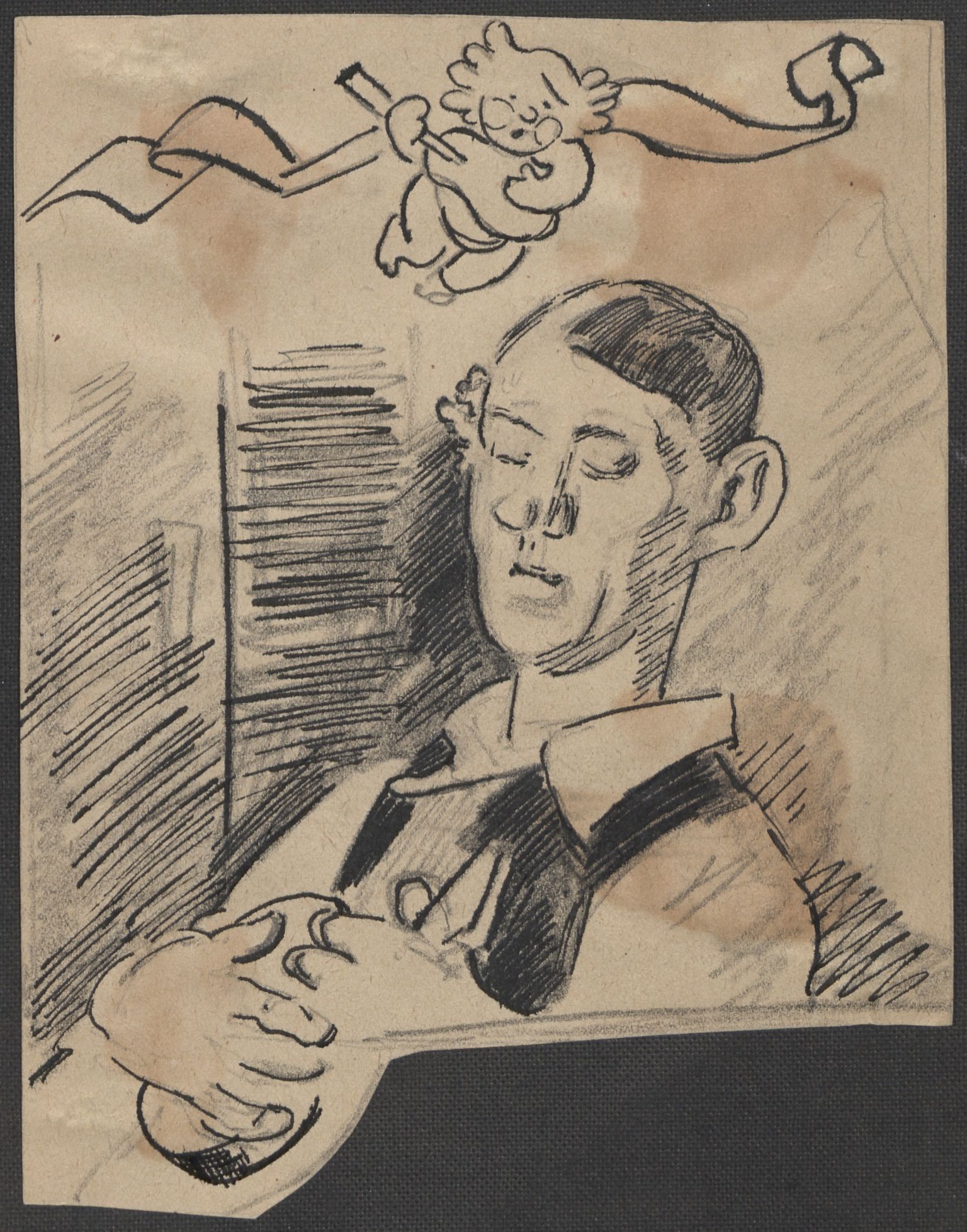 Grøgaard, Joachim, AV/RA-PA-1773/F/L0002: Tegninger og tekster, 1942-1945, s. 67