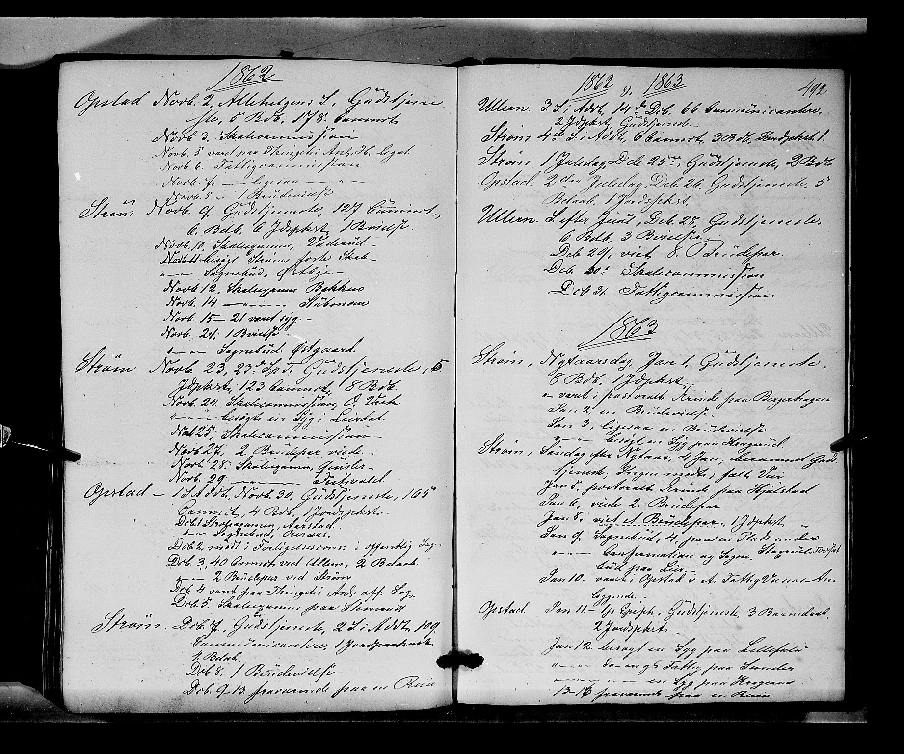 Sør-Odal prestekontor, AV/SAH-PREST-030/H/Ha/Haa/L0002: Ministerialbok nr. 2, 1859-1863, s. 492