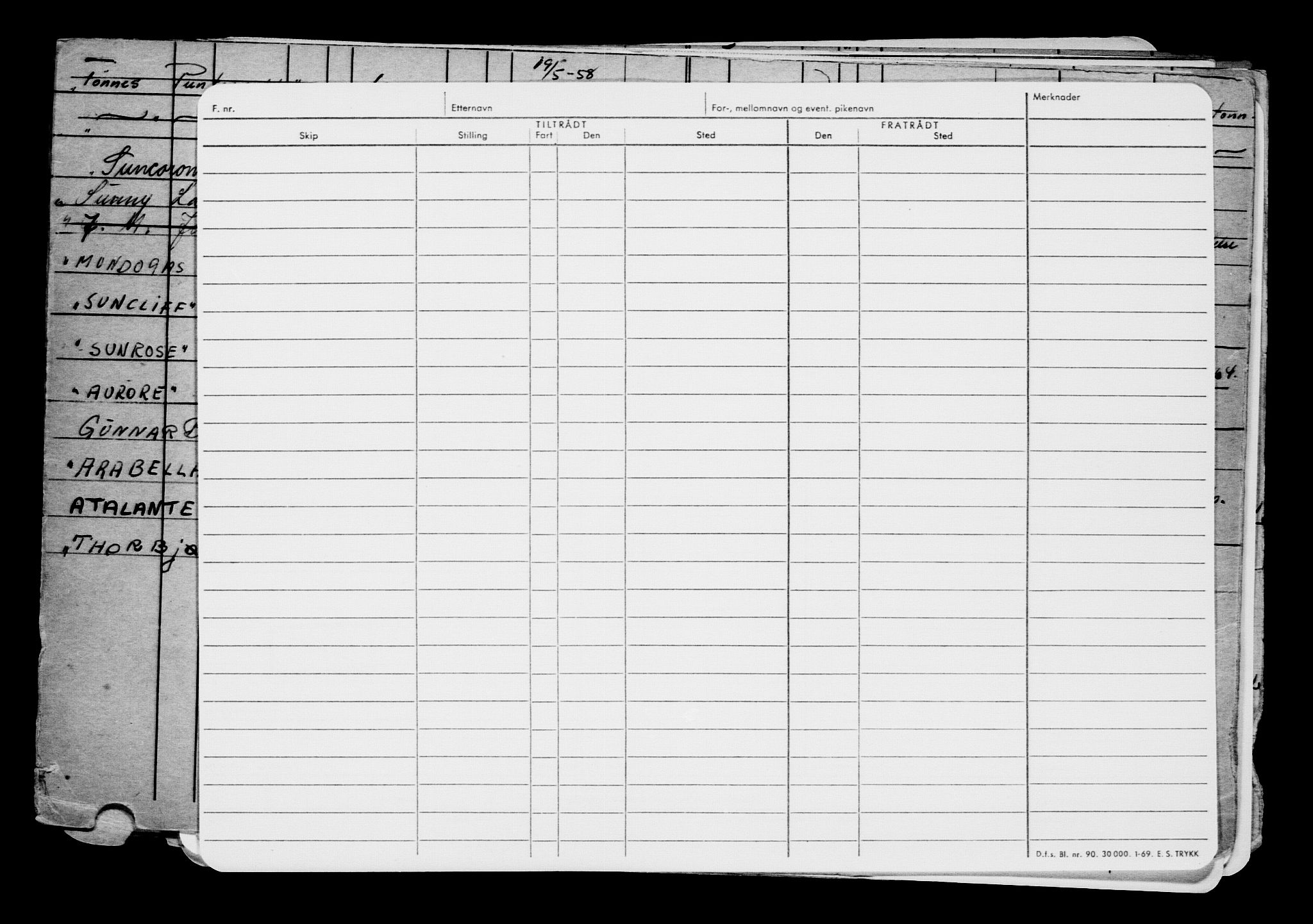 Direktoratet for sjømenn, AV/RA-S-3545/G/Gb/L0048: Hovedkort, 1903, s. 609