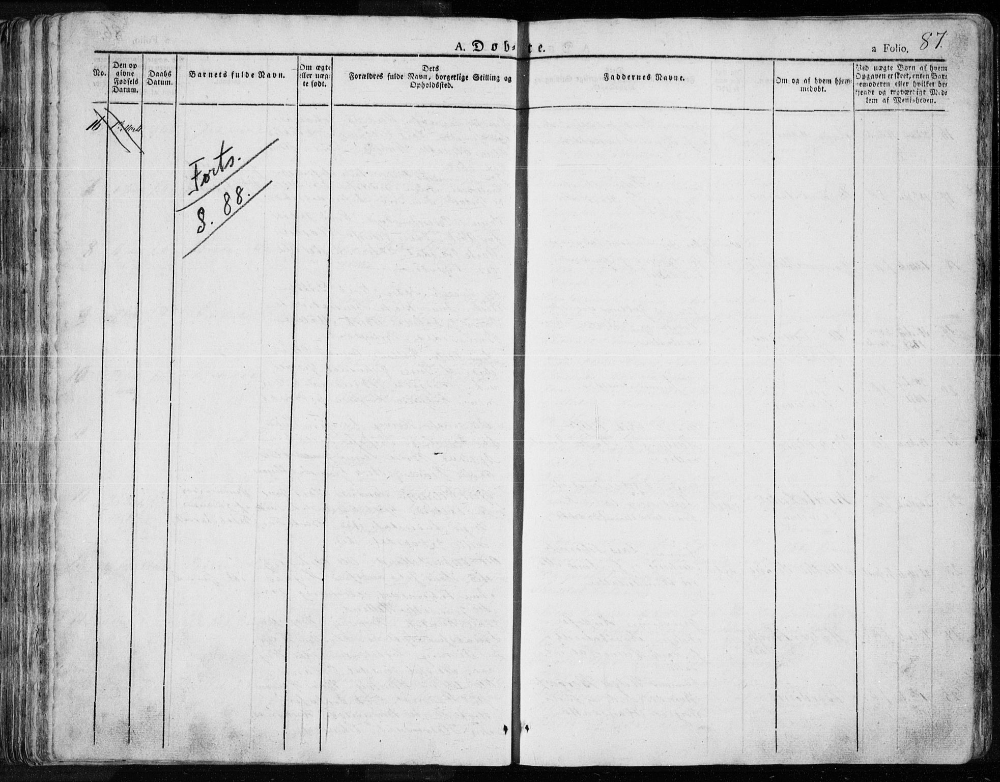 Tysvær sokneprestkontor, AV/SAST-A -101864/H/Ha/Haa/L0001: Ministerialbok nr. A 1.1, 1831-1856, s. 87