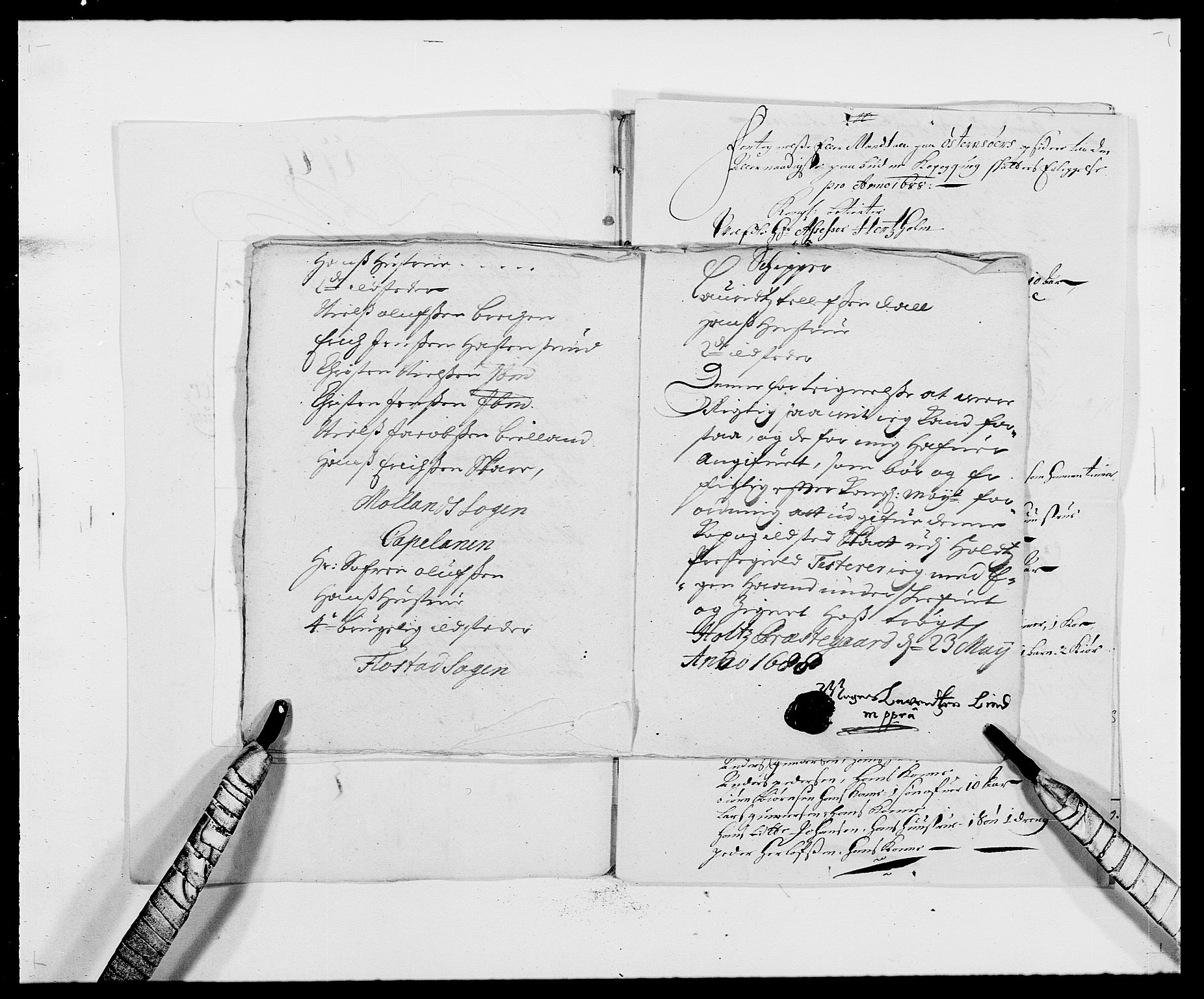 Rentekammeret inntil 1814, Reviderte regnskaper, Fogderegnskap, AV/RA-EA-4092/R39/L2309: Fogderegnskap Nedenes, 1684-1689, s. 271