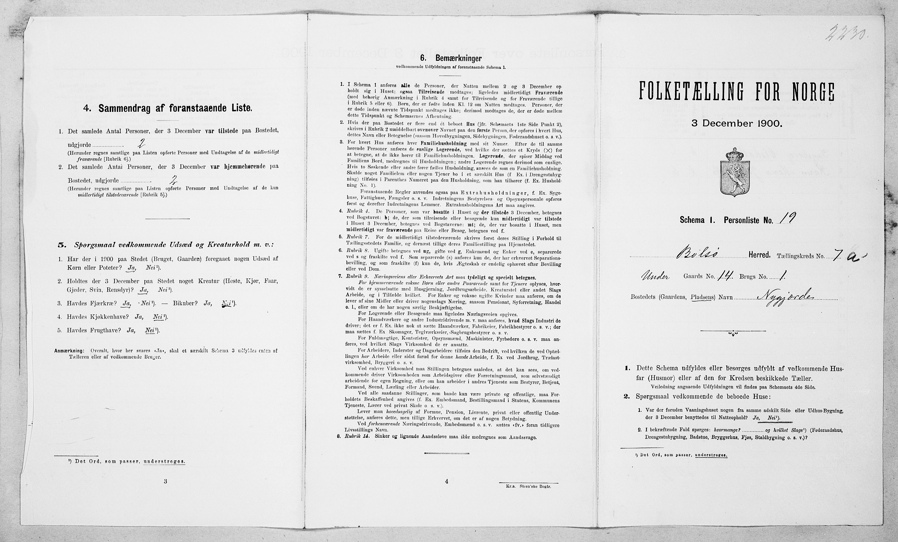 SAT, Folketelling 1900 for 1544 Bolsøy herred, 1900, s. 1220