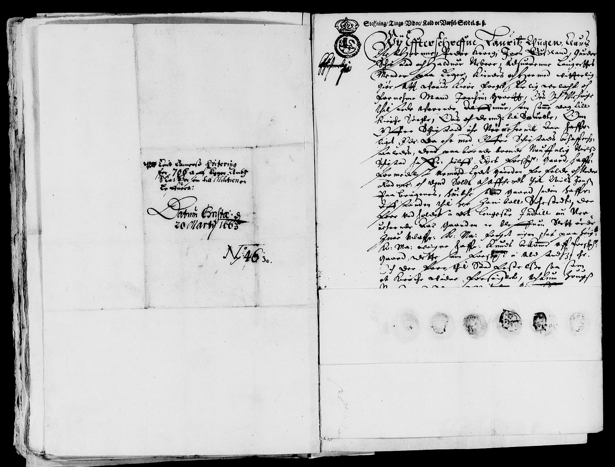 Rentekammeret inntil 1814, Reviderte regnskaper, Lensregnskaper, AV/RA-EA-5023/R/Rb/Rbm/L0010: Eiker len, 1660-1663