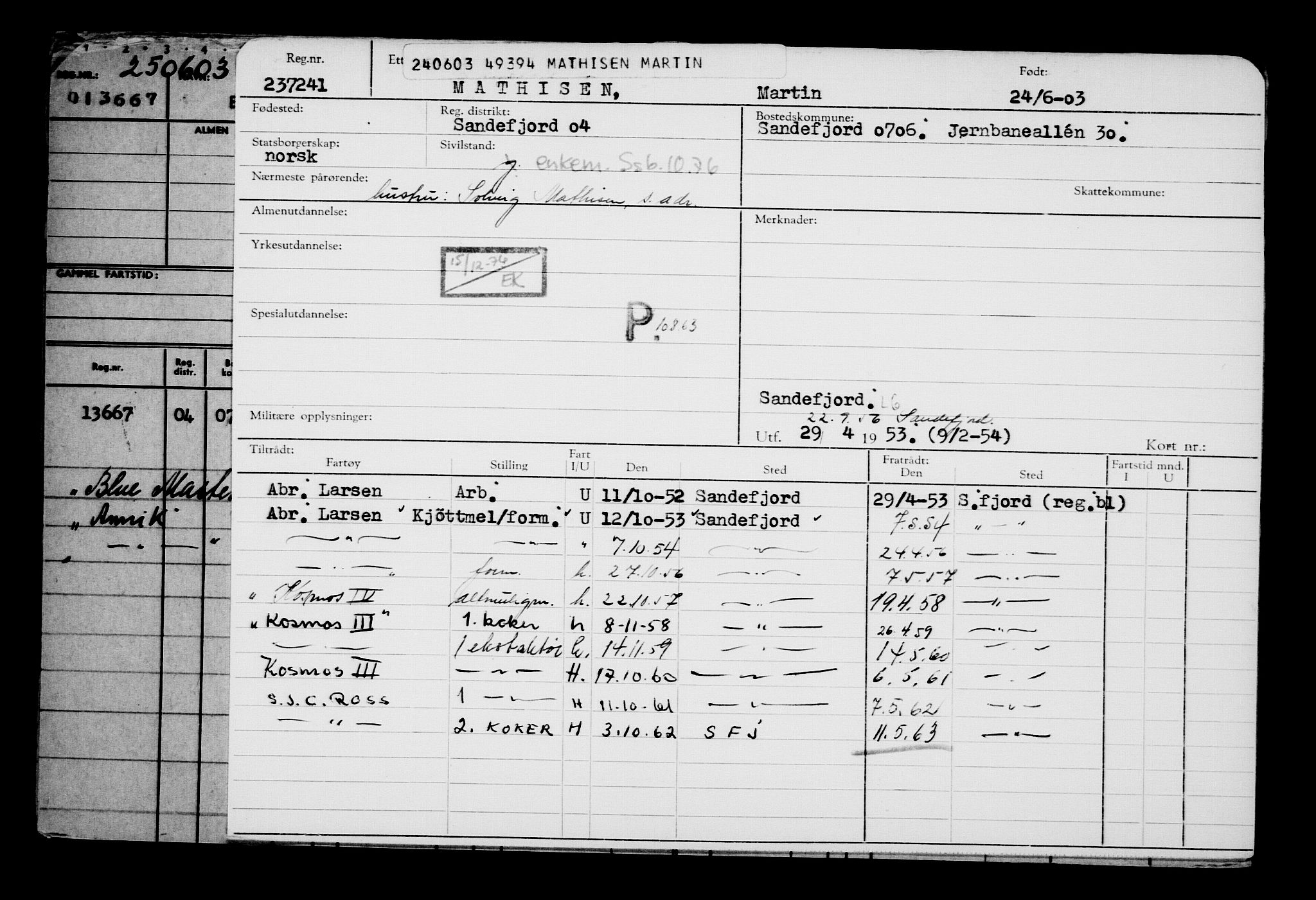 Direktoratet for sjømenn, AV/RA-S-3545/G/Gb/L0049: Hovedkort, 1903, s. 458
