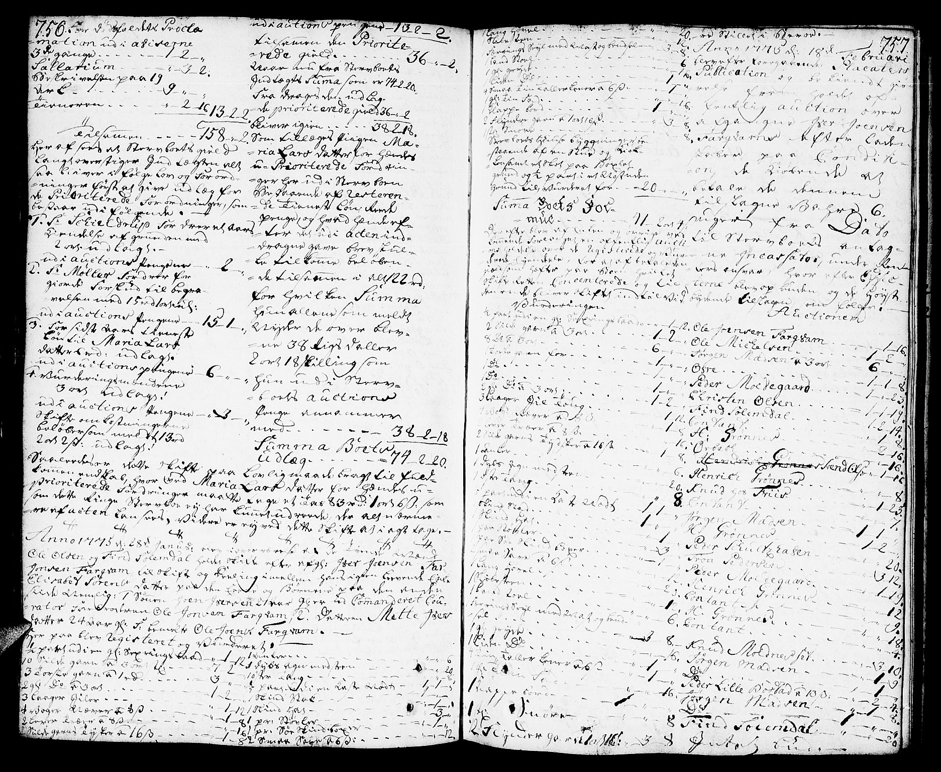 Molde byfogd, AV/SAT-A-0025/3/3Aa/L0002: Skifteprotokoll, 1768-1787, s. 756-757