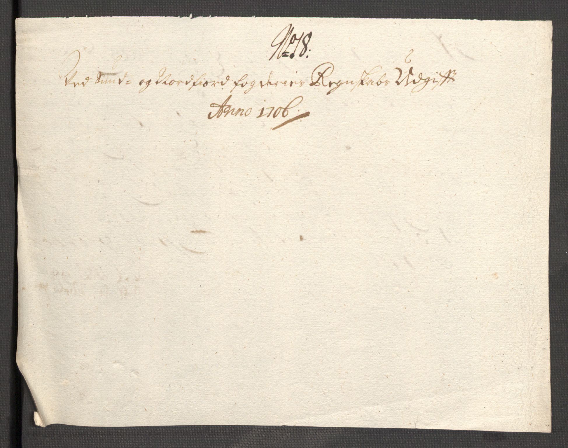 Rentekammeret inntil 1814, Reviderte regnskaper, Fogderegnskap, AV/RA-EA-4092/R53/L3430: Fogderegnskap Sunn- og Nordfjord, 1706-1707, s. 183