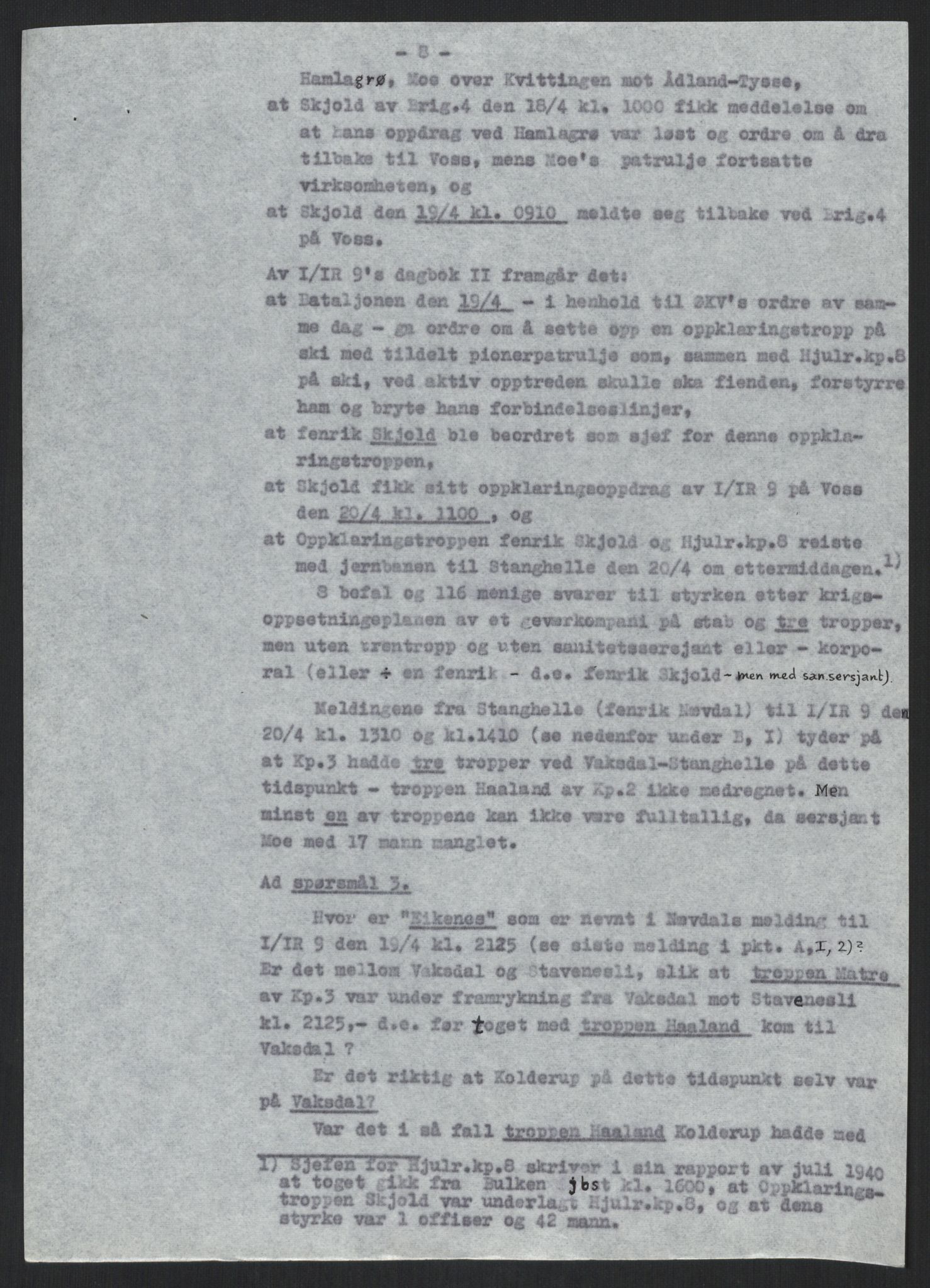 Forsvaret, Forsvarets krigshistoriske avdeling, RA/RAFA-2017/Y/Yb/L0100: II-C-11-401-402  -  4. Divisjon., 1940-1962, s. 347