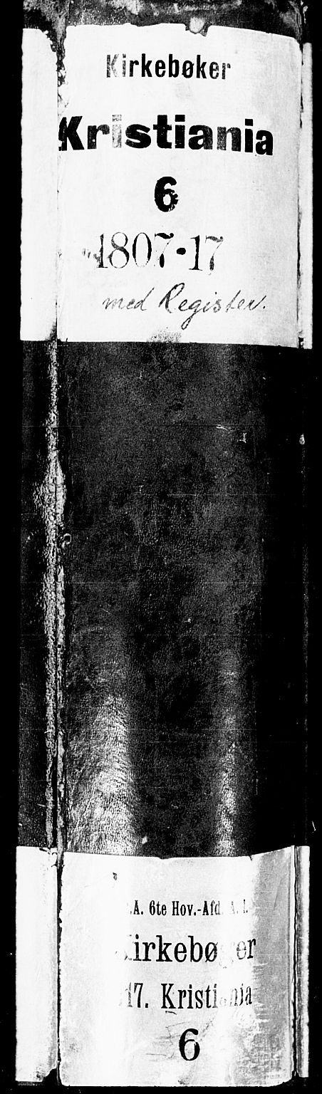Oslo domkirke Kirkebøker, AV/SAO-A-10752/F/Fa/L0006: Ministerialbok nr. 6, 1807-1817