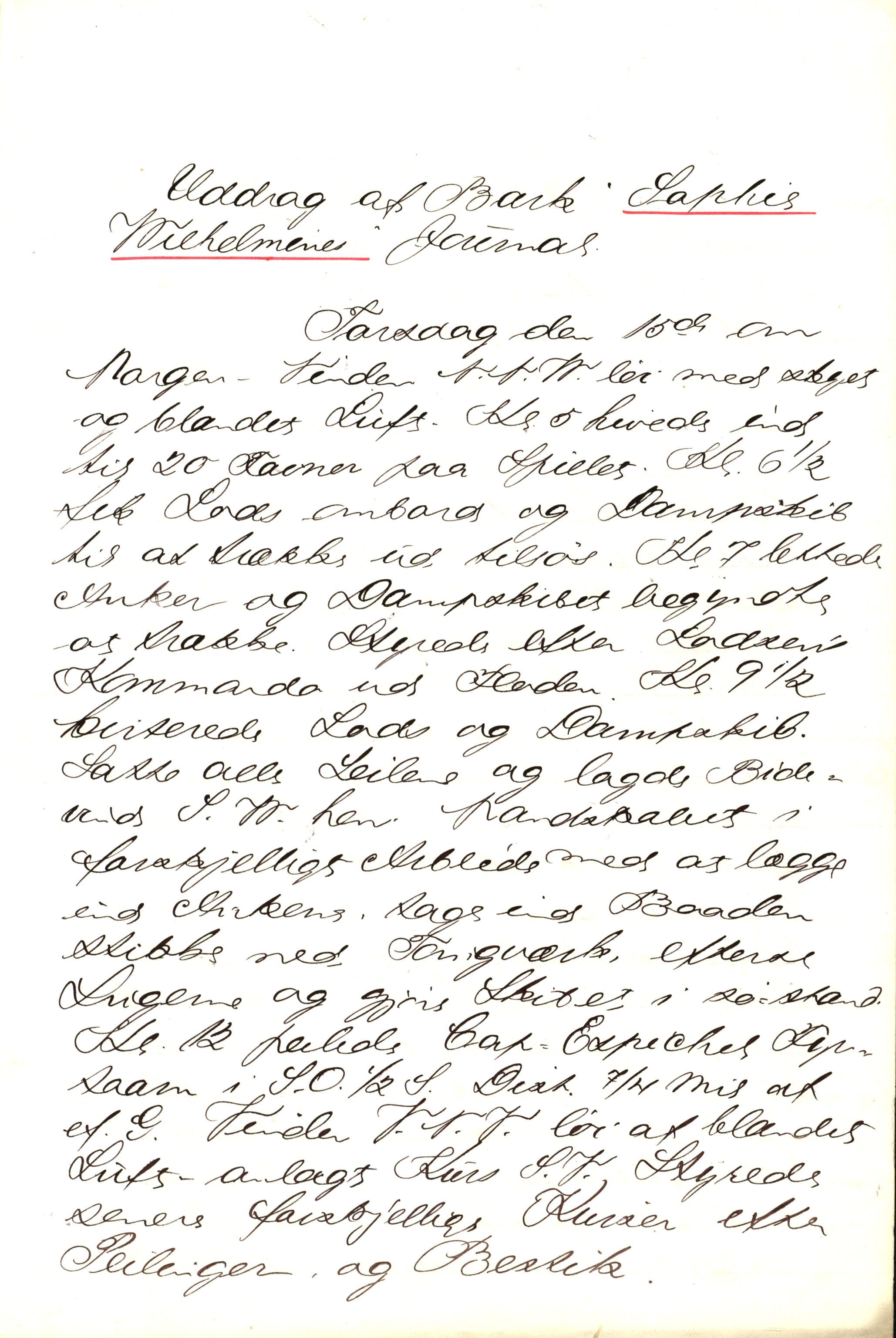 Pa 63 - Østlandske skibsassuranceforening, VEMU/A-1079/G/Ga/L0023/0002: Havaridokumenter / Flora, Frank, Freidig, Sophie, Wilhelmine, 1888, s. 101