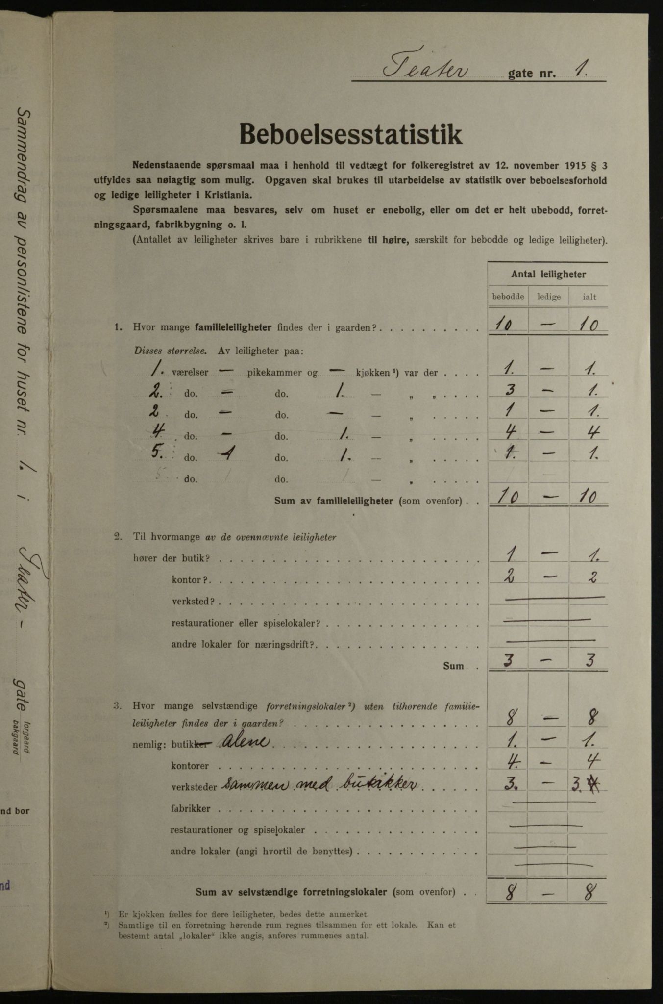 OBA, Kommunal folketelling 1.12.1923 for Kristiania, 1923, s. 118418