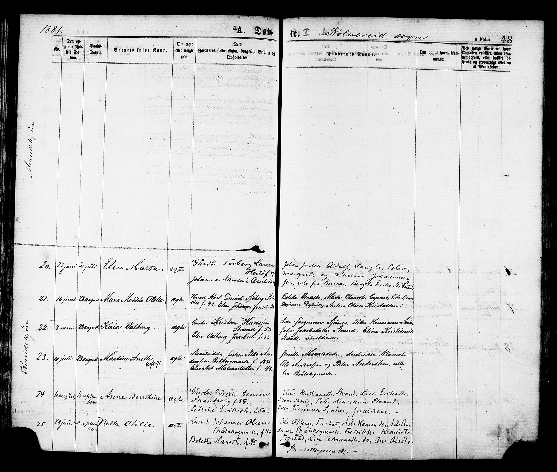 Ministerialprotokoller, klokkerbøker og fødselsregistre - Nord-Trøndelag, SAT/A-1458/780/L0642: Ministerialbok nr. 780A07 /1, 1874-1885, s. 48