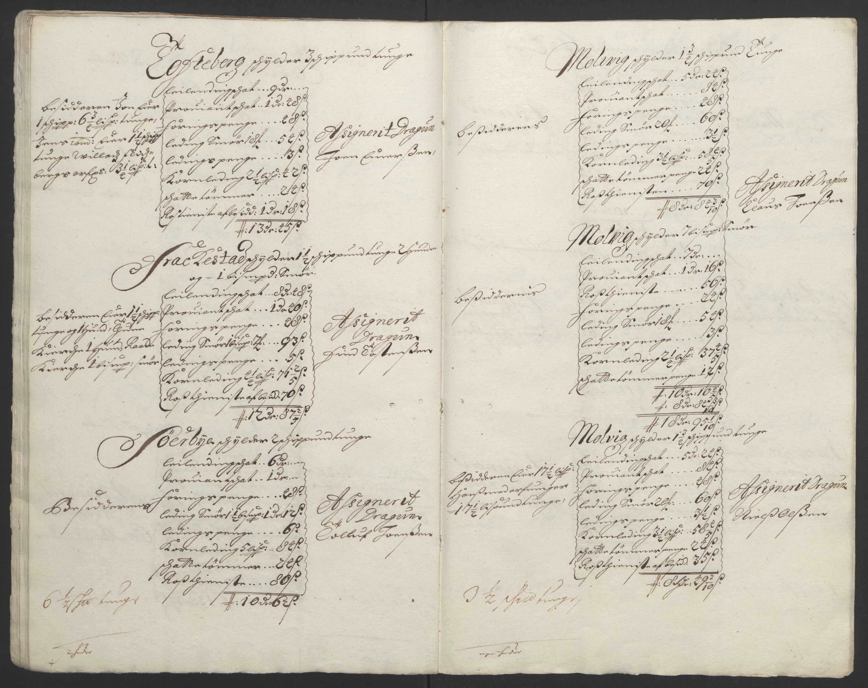 Rentekammeret inntil 1814, Reviderte regnskaper, Fogderegnskap, AV/RA-EA-4092/R04/L0122: Fogderegnskap Moss, Onsøy, Tune, Veme og Åbygge, 1695, s. 340