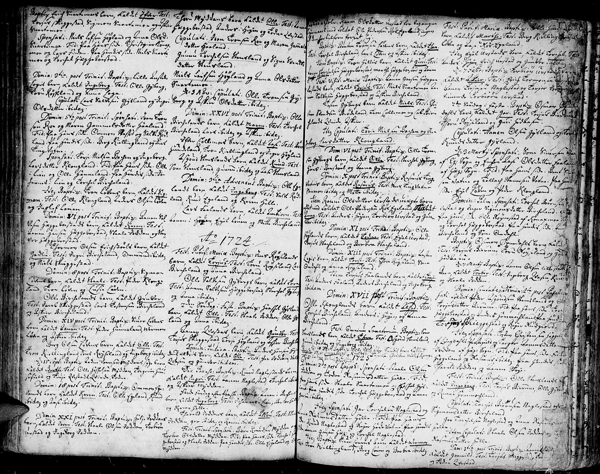 Kvinesdal sokneprestkontor, AV/SAK-1111-0026/F/Fa/Fab/L0001: Ministerialbok nr. A 1 /3, 1710-1760, s. 146
