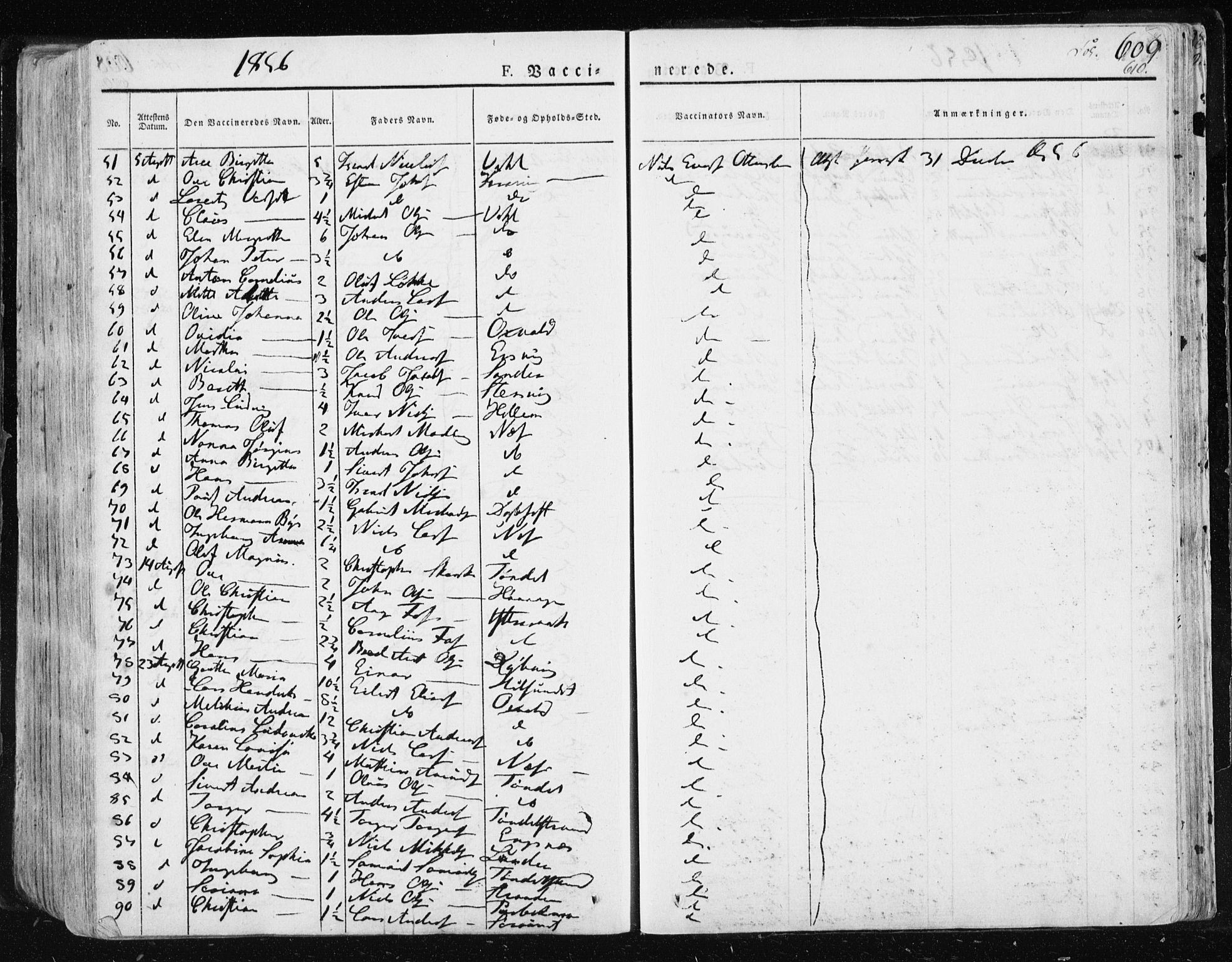 Ministerialprotokoller, klokkerbøker og fødselsregistre - Sør-Trøndelag, SAT/A-1456/659/L0735: Ministerialbok nr. 659A05, 1826-1841, s. 609