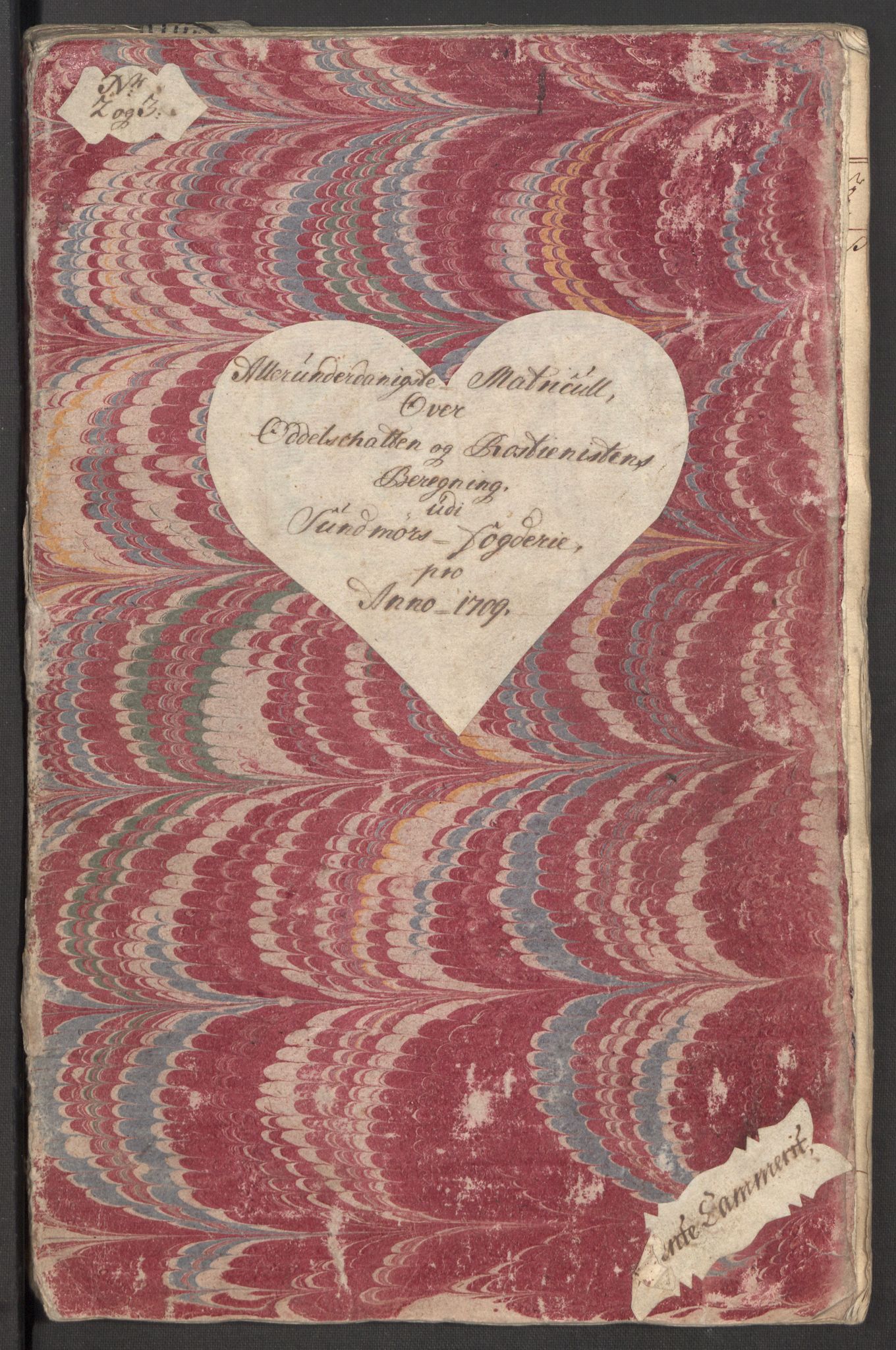 Rentekammeret inntil 1814, Reviderte regnskaper, Fogderegnskap, AV/RA-EA-4092/R54/L3562: Fogderegnskap Sunnmøre, 1708-1709, s. 268