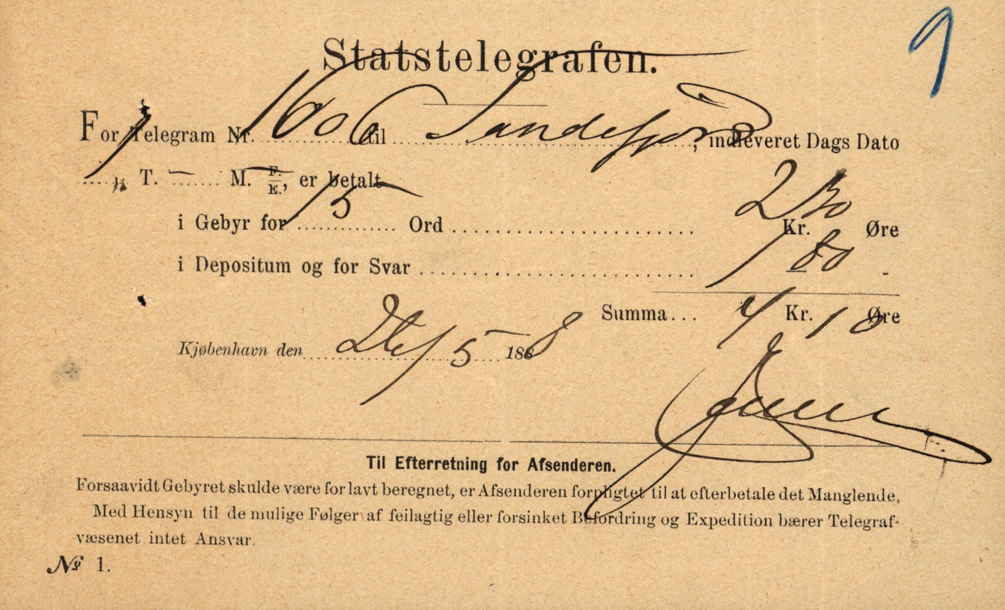 Pa 63 - Østlandske skibsassuranceforening, VEMU/A-1079/G/Ga/L0021/0004: Havaridokumenter / India, Jacbez, Jarlsberg, Kong Carl, Josephine, 1888, s. 42